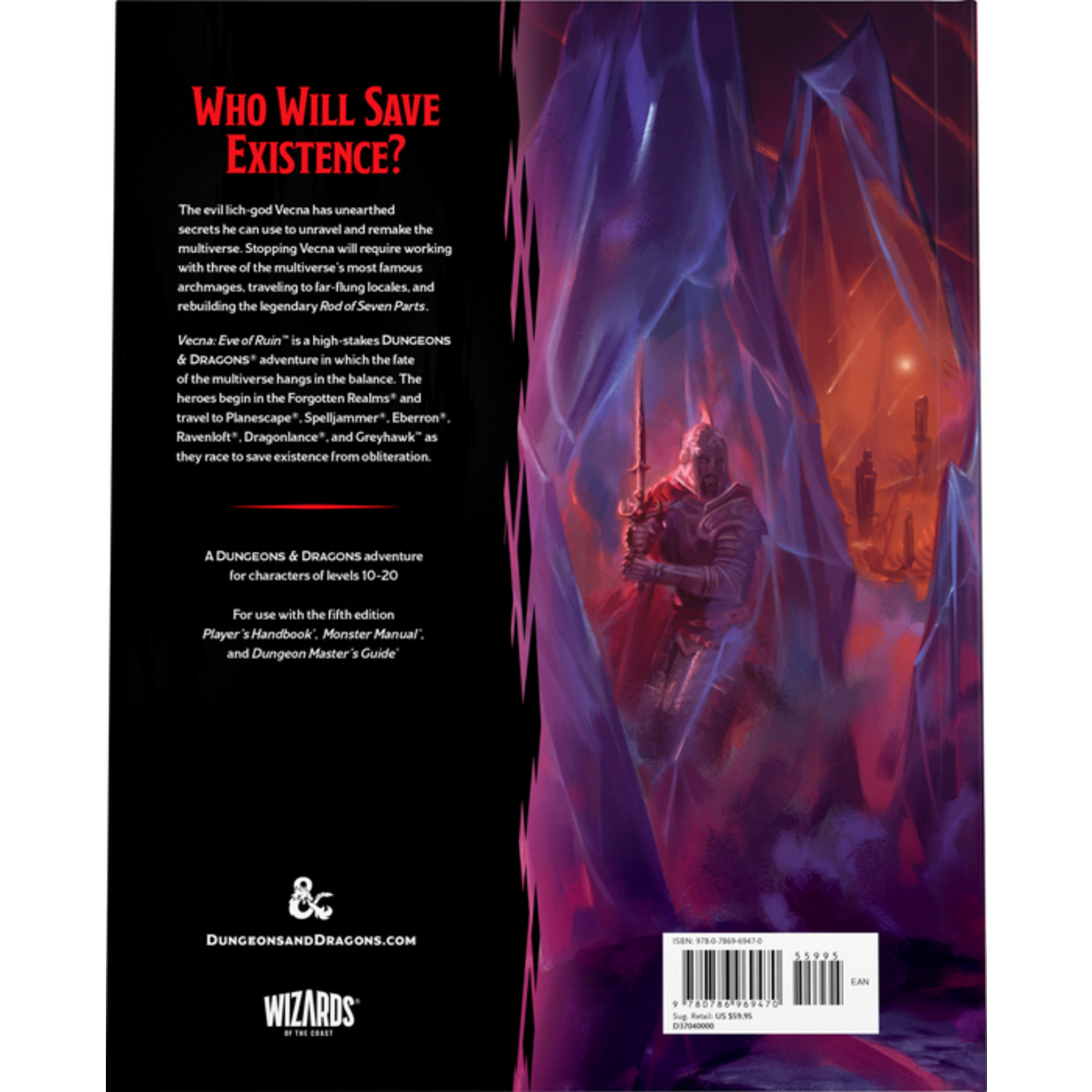 WIZARDS OF THE COAST VECNA EVE OF RUIN D&D 5TH EDITION