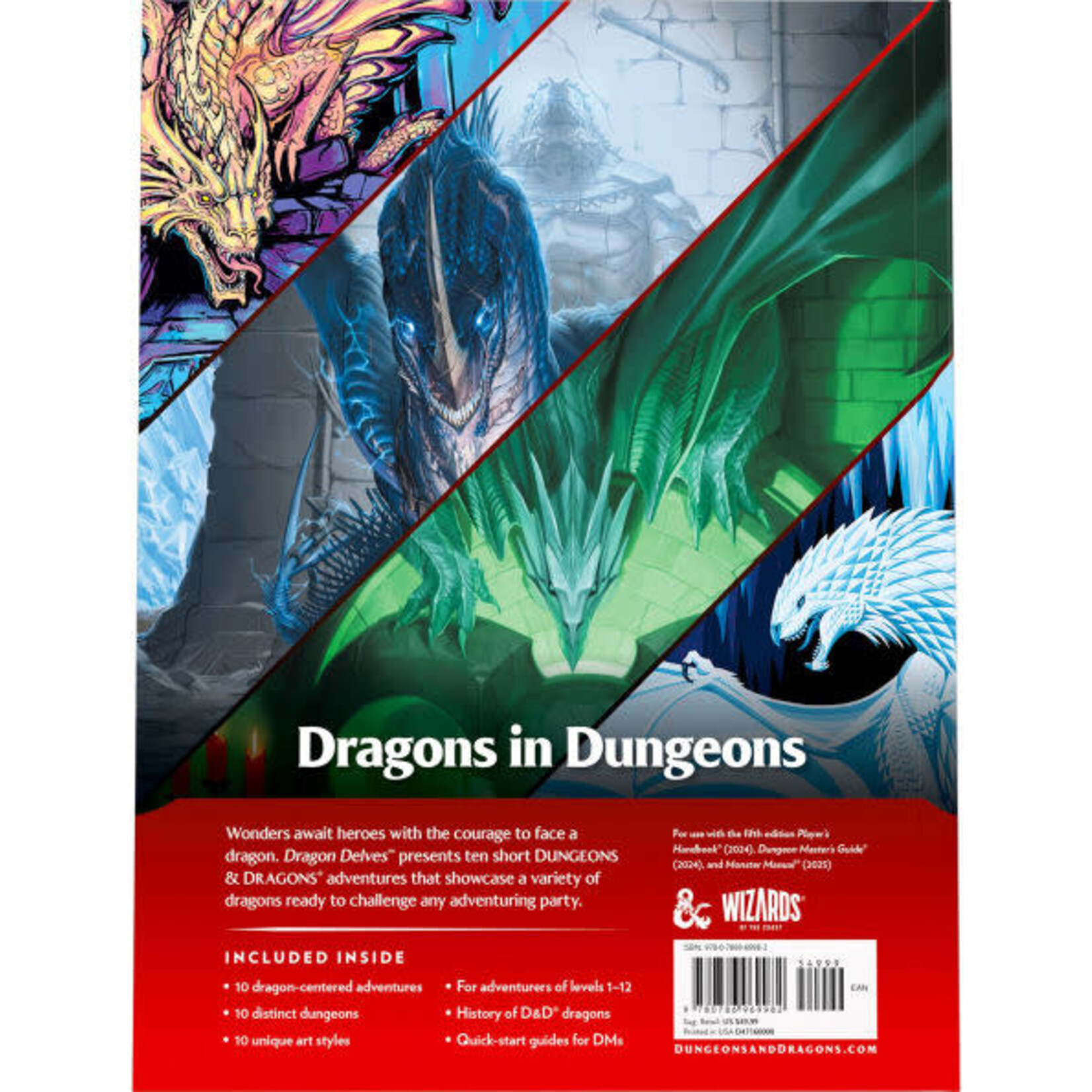 WIZARDS OF THE COAST DRAGON DELVES D&D 5TH EDITION 2025