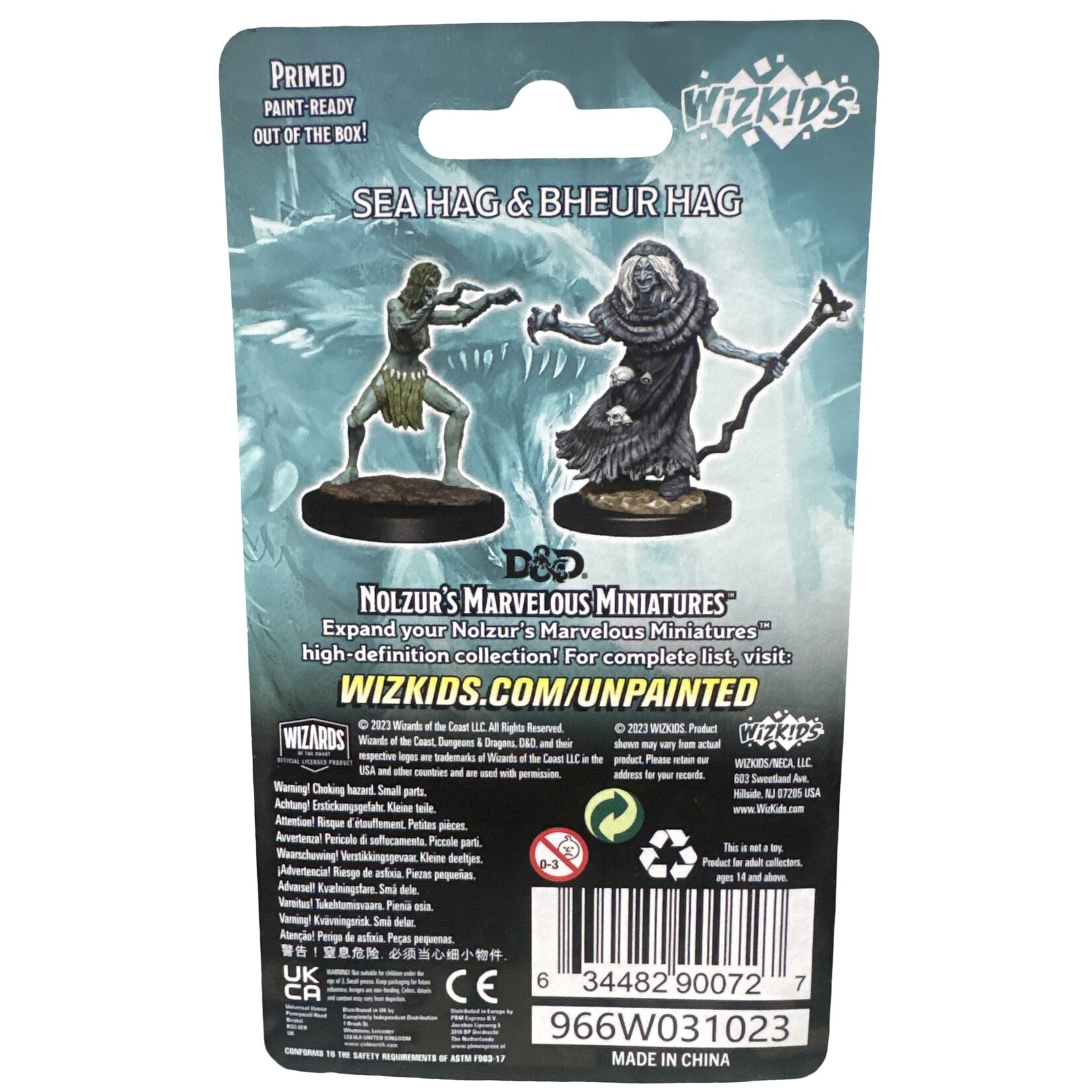WIZKIDS/NECA SEA HAG AND BHEUR HAG UNPAINTED W12