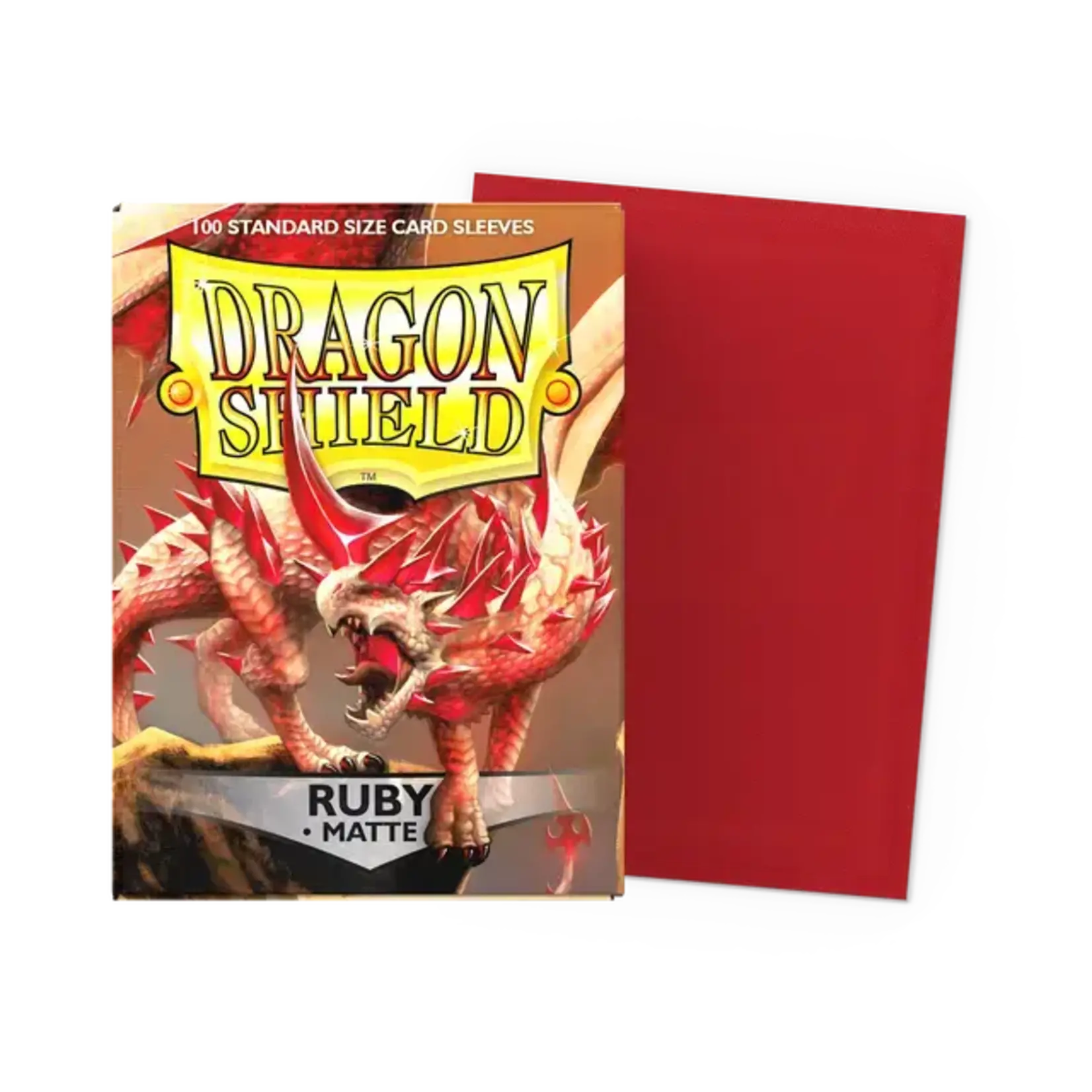 ARCANE TINMEN DRAGON SHIELD MATTE RUBY 100CT BOX