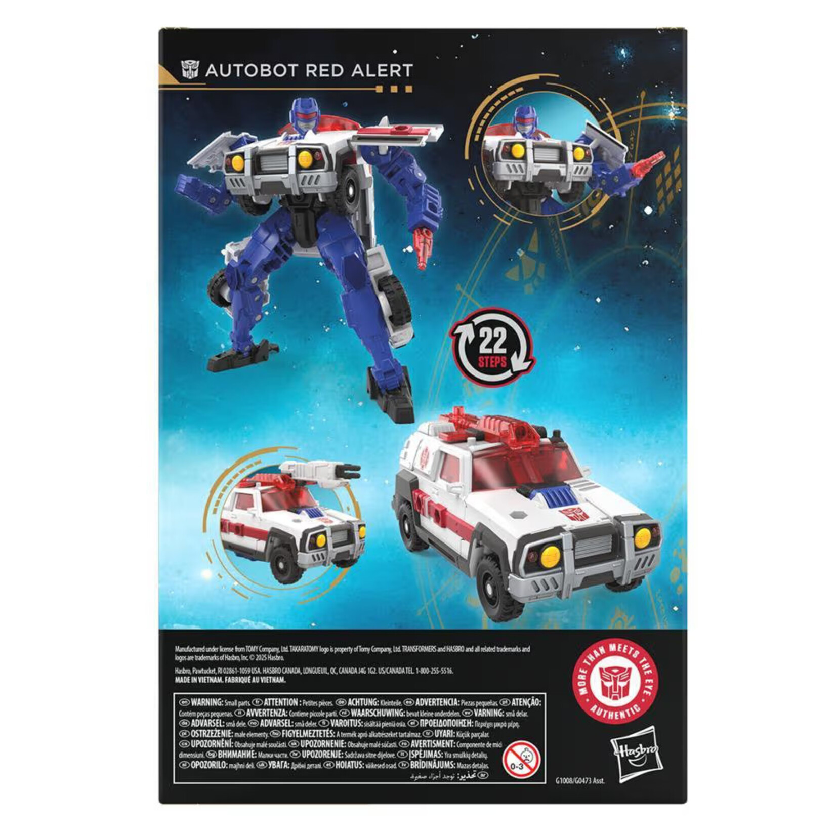 HASBRO/TAKARA TOMY RED ALERT AOTP VOYAGER CLASS