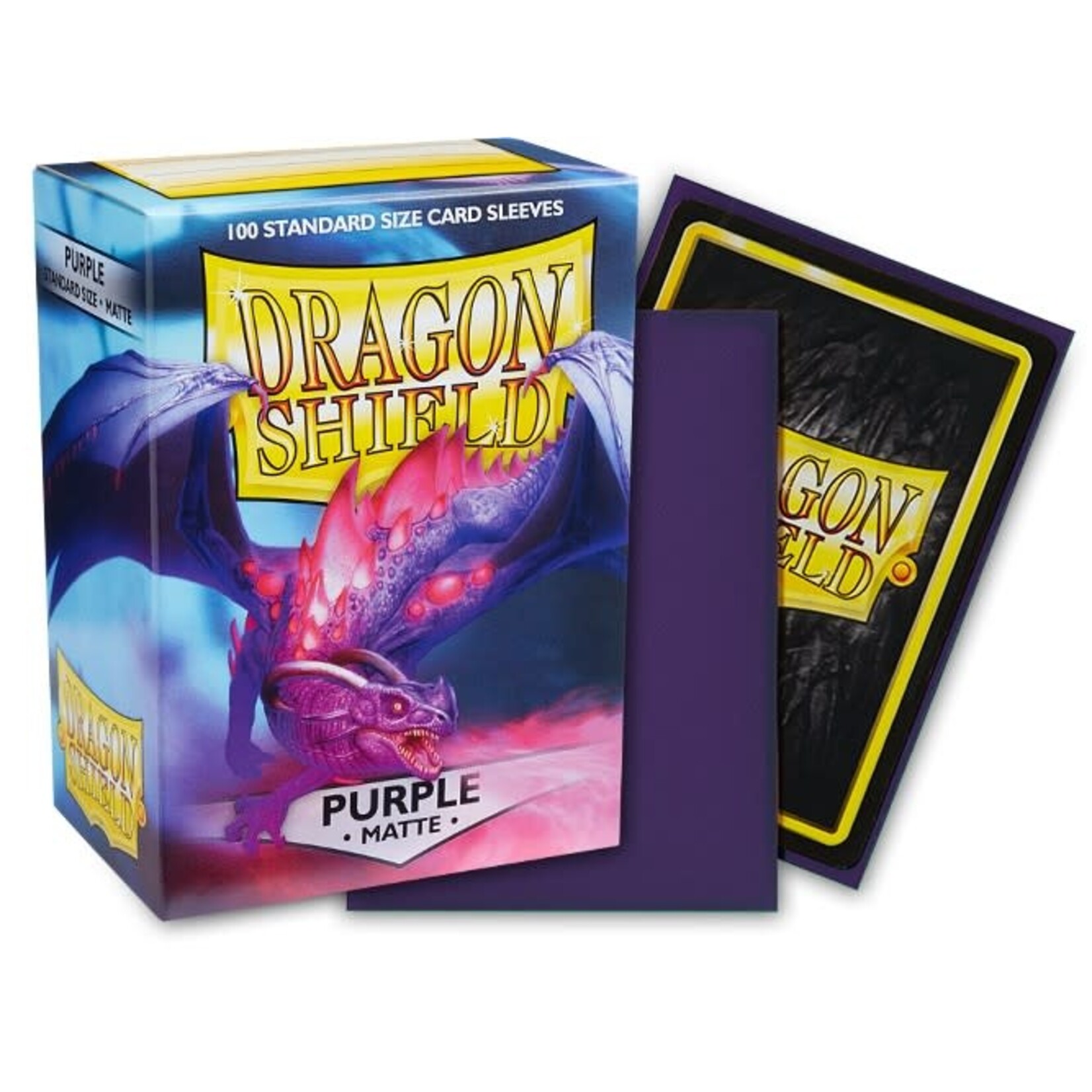 ARCANE TINMEN PURPLE MATTE 100CT BOX DRAGON SHIELD
