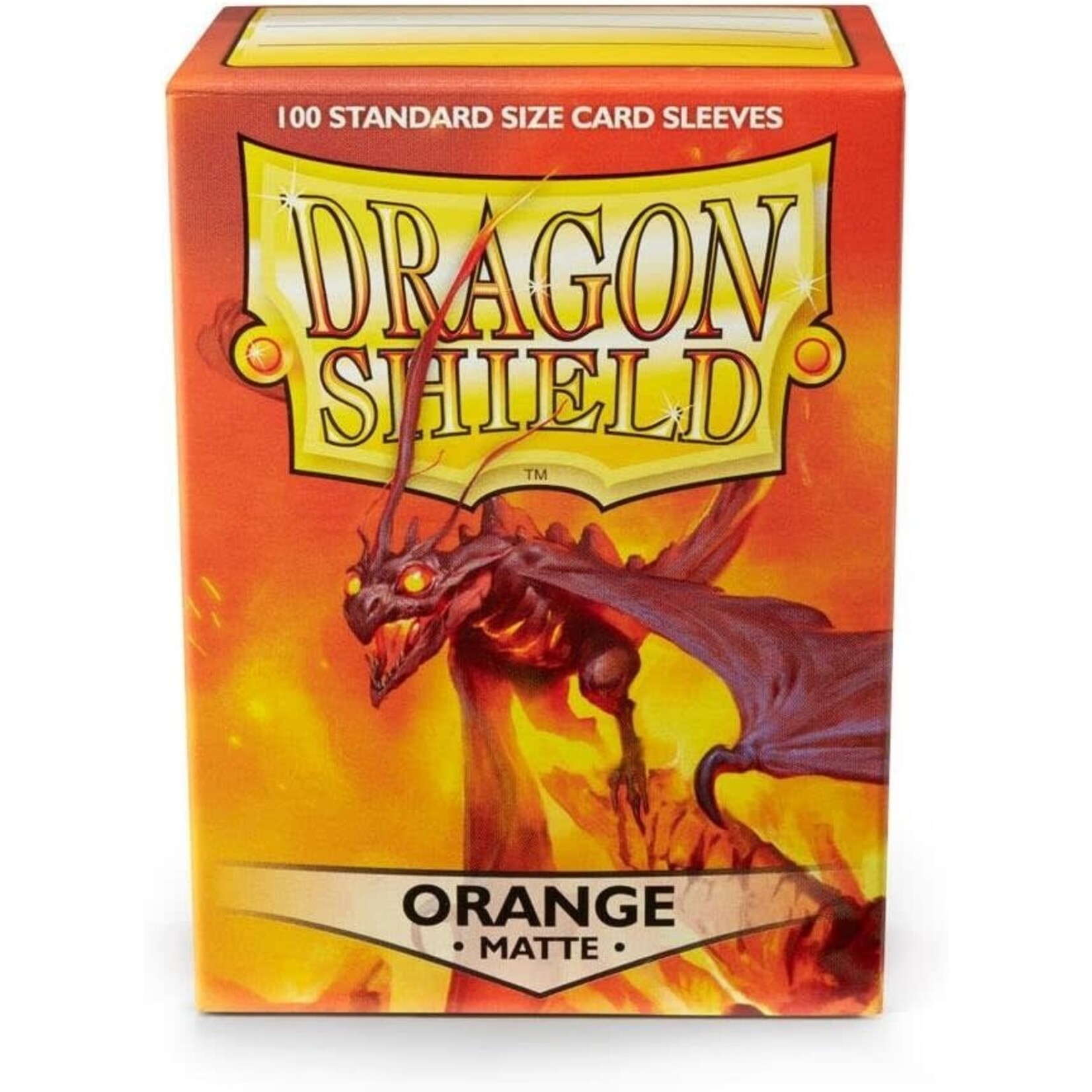 ARCANE TINMEN DRAGON SHIELD MATTE ORANGE 100CT BOX