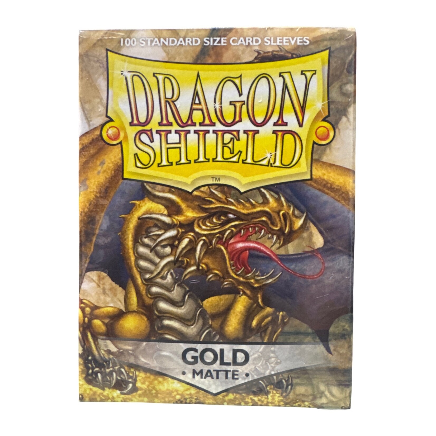 ARCANE TINMEN DRAGON SHIELD MATTE GOLD 100CT BOX