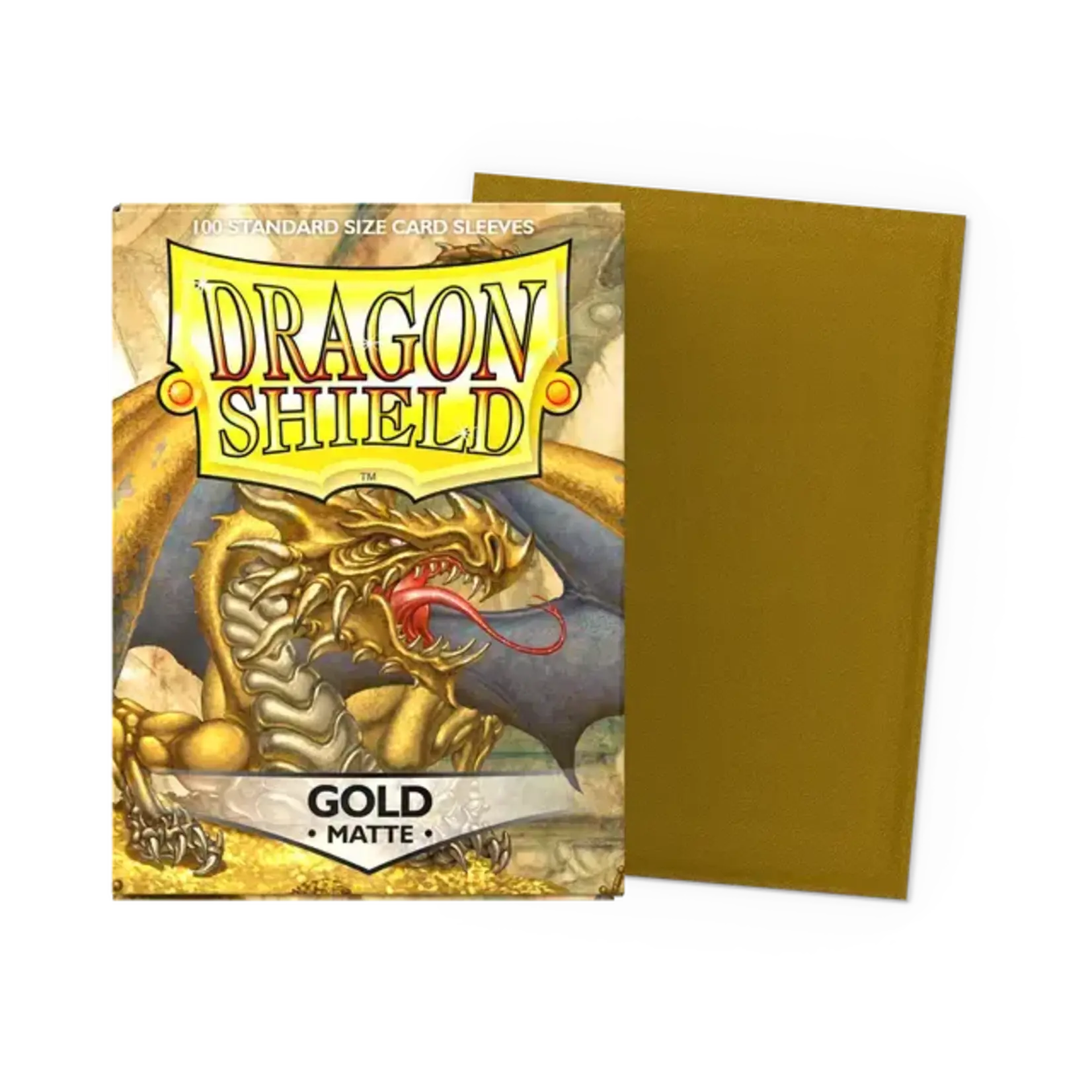ARCANE TINMEN DRAGON SHIELD MATTE GOLD 100CT BOX