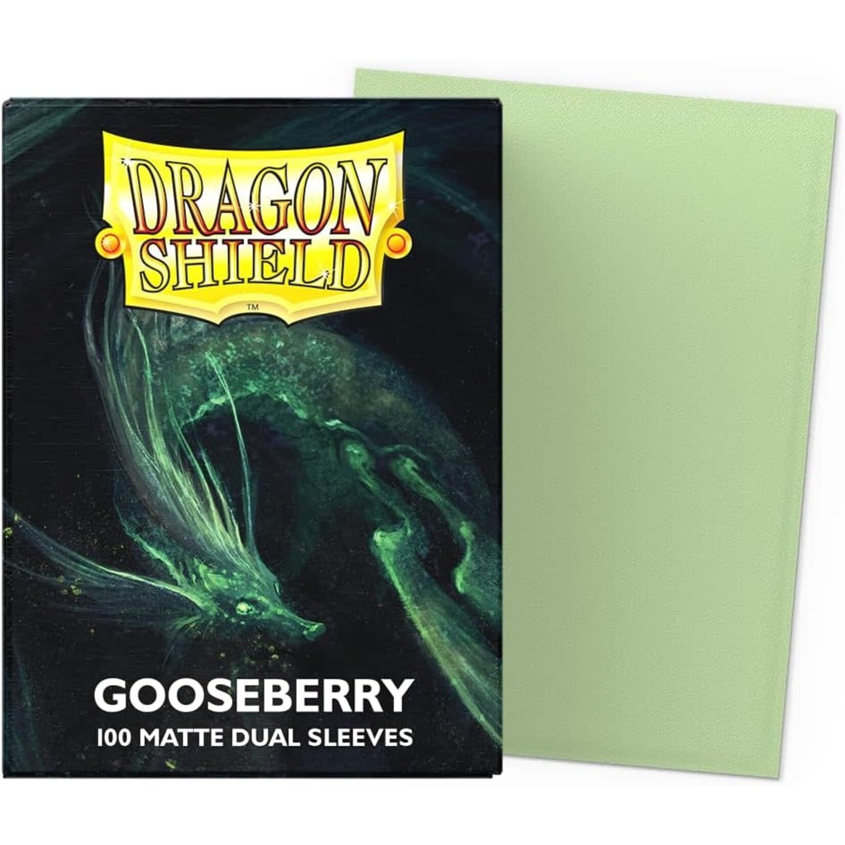 ARCANE TINMEN DUAL MATTE GOOSEBERRY 100CT DRAGON SHIELD