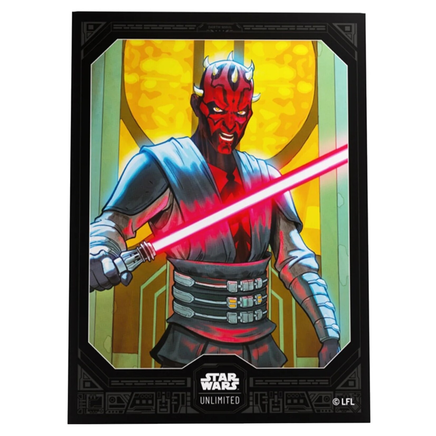 GAMEGENIC DARTH MAUL STAR WARS: UNLIMITED ART SLEEVE