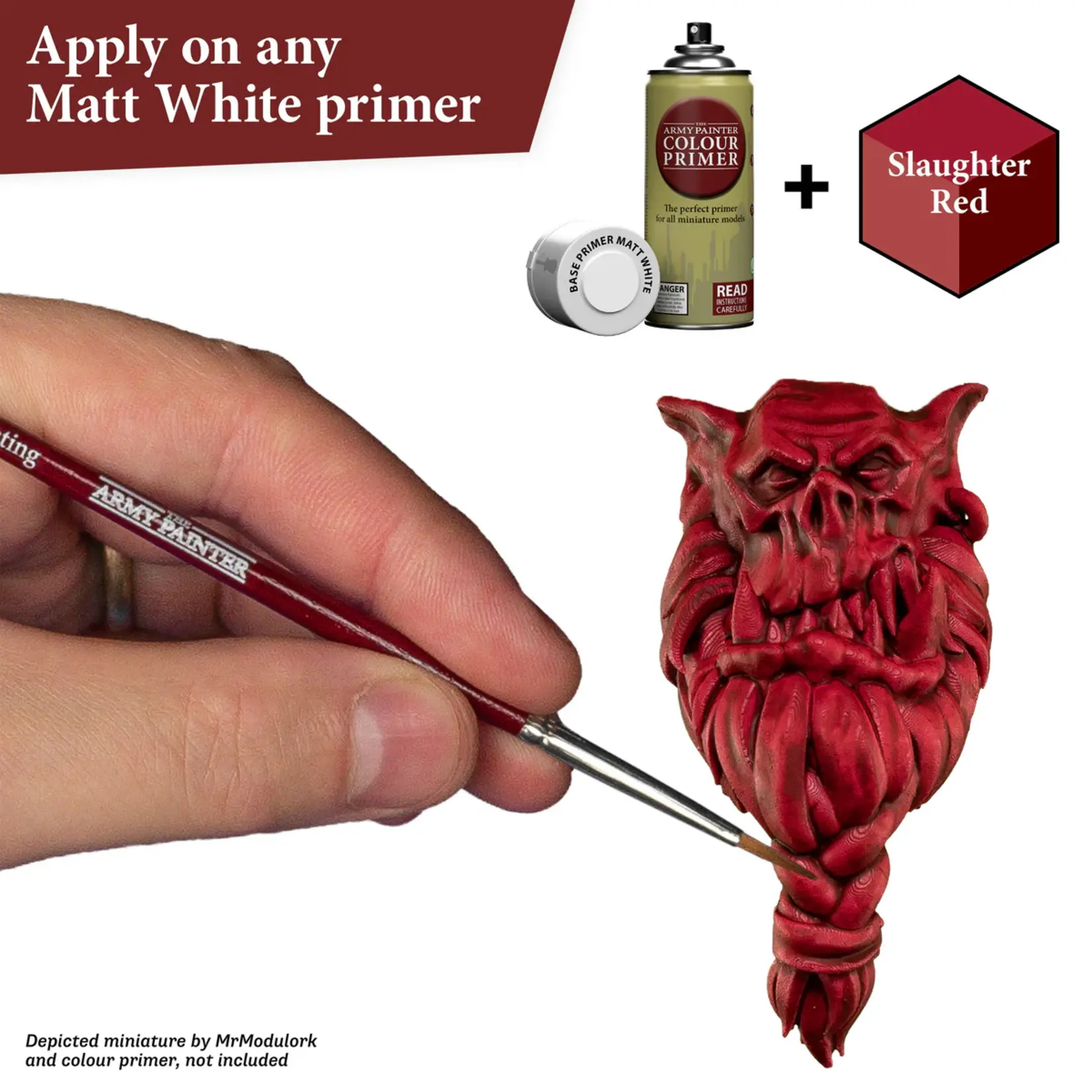 THE ARMY PAINTER SLAUGHTER RED - DEEP RED - 18mL / 0.6 fl. oz.