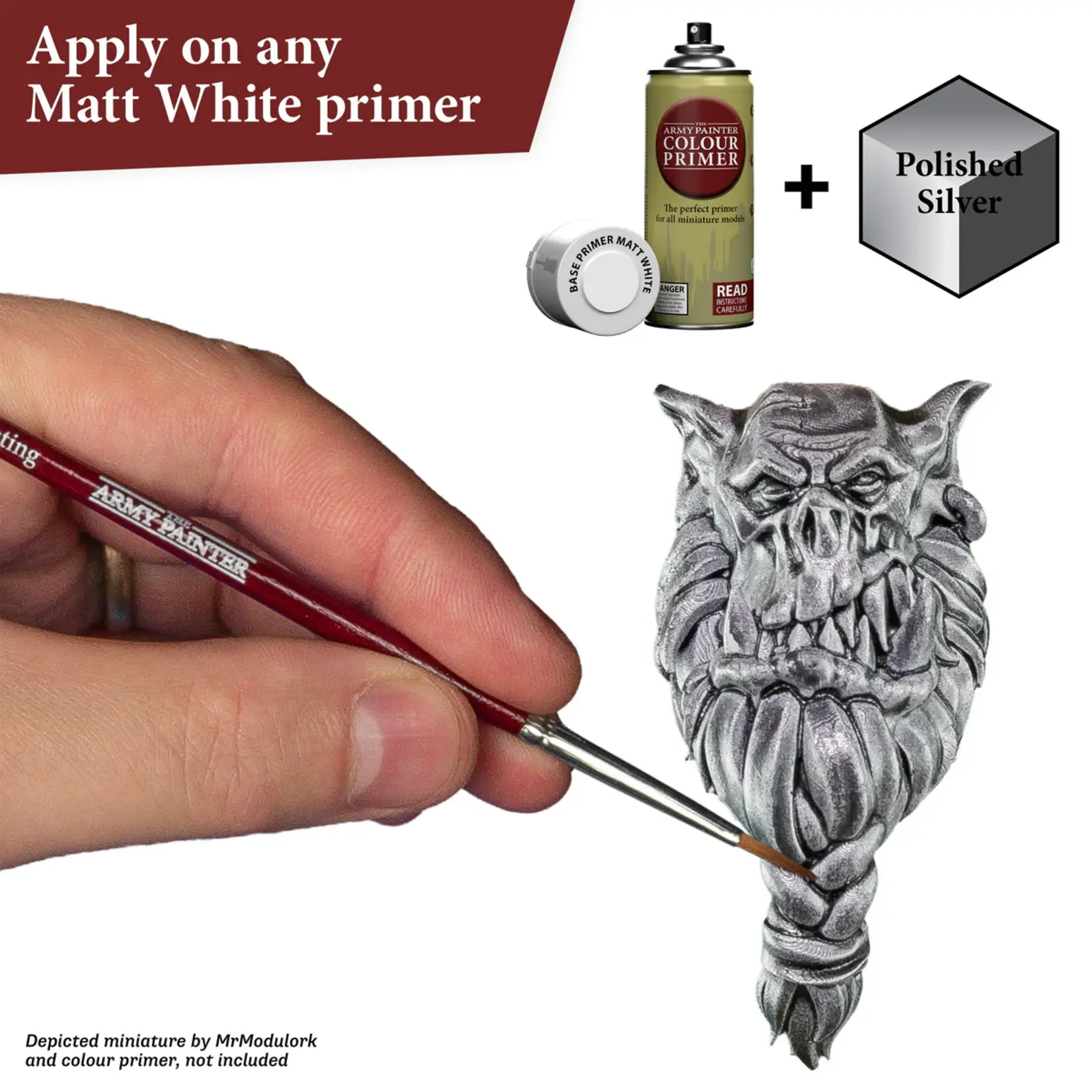 THE ARMY PAINTER POLISHED SILVER - METALLIC - 18mL / 0.6 fl. oz.