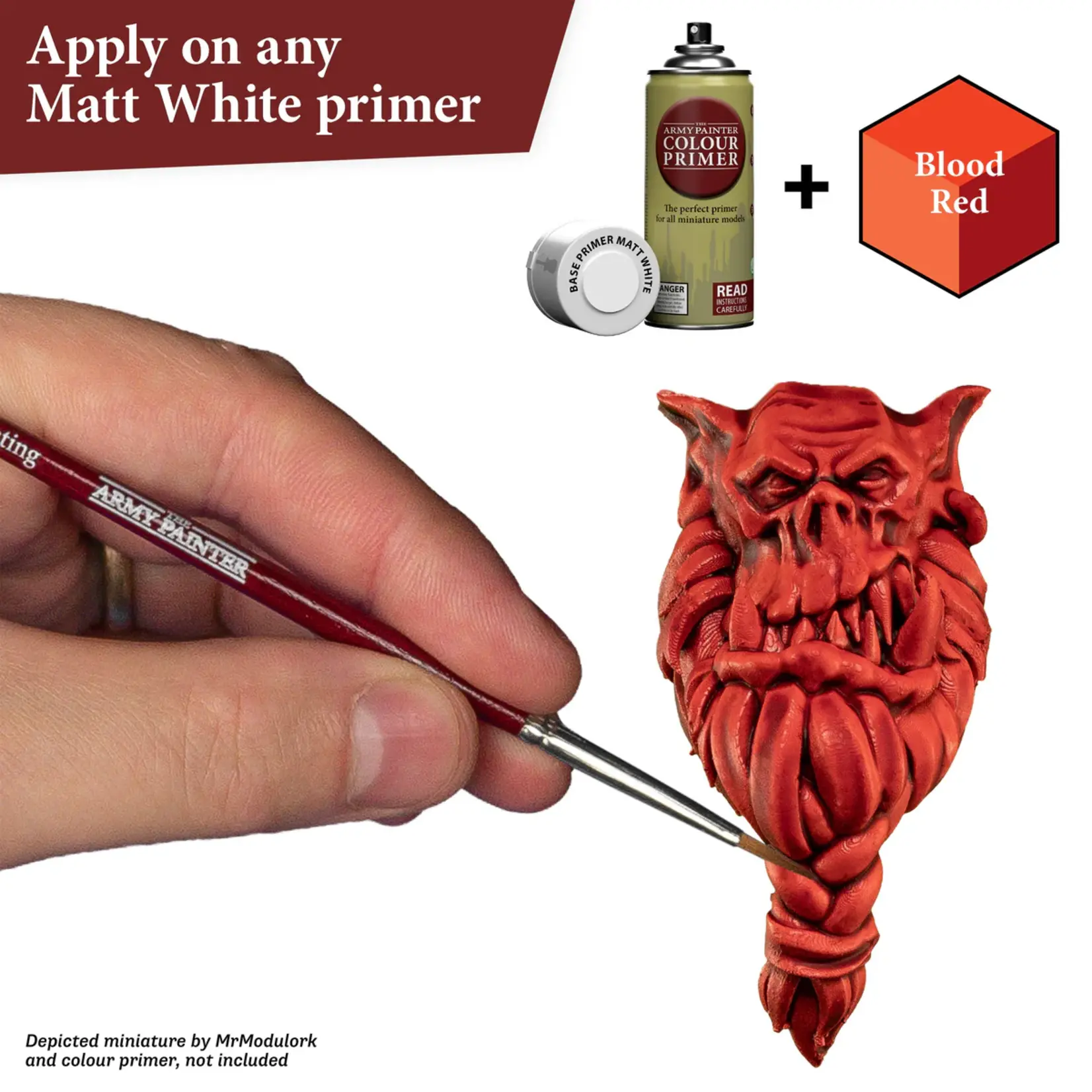 THE ARMY PAINTER BLOOD RED - STRONG RED - 18mL / 0.6 fl. oz.