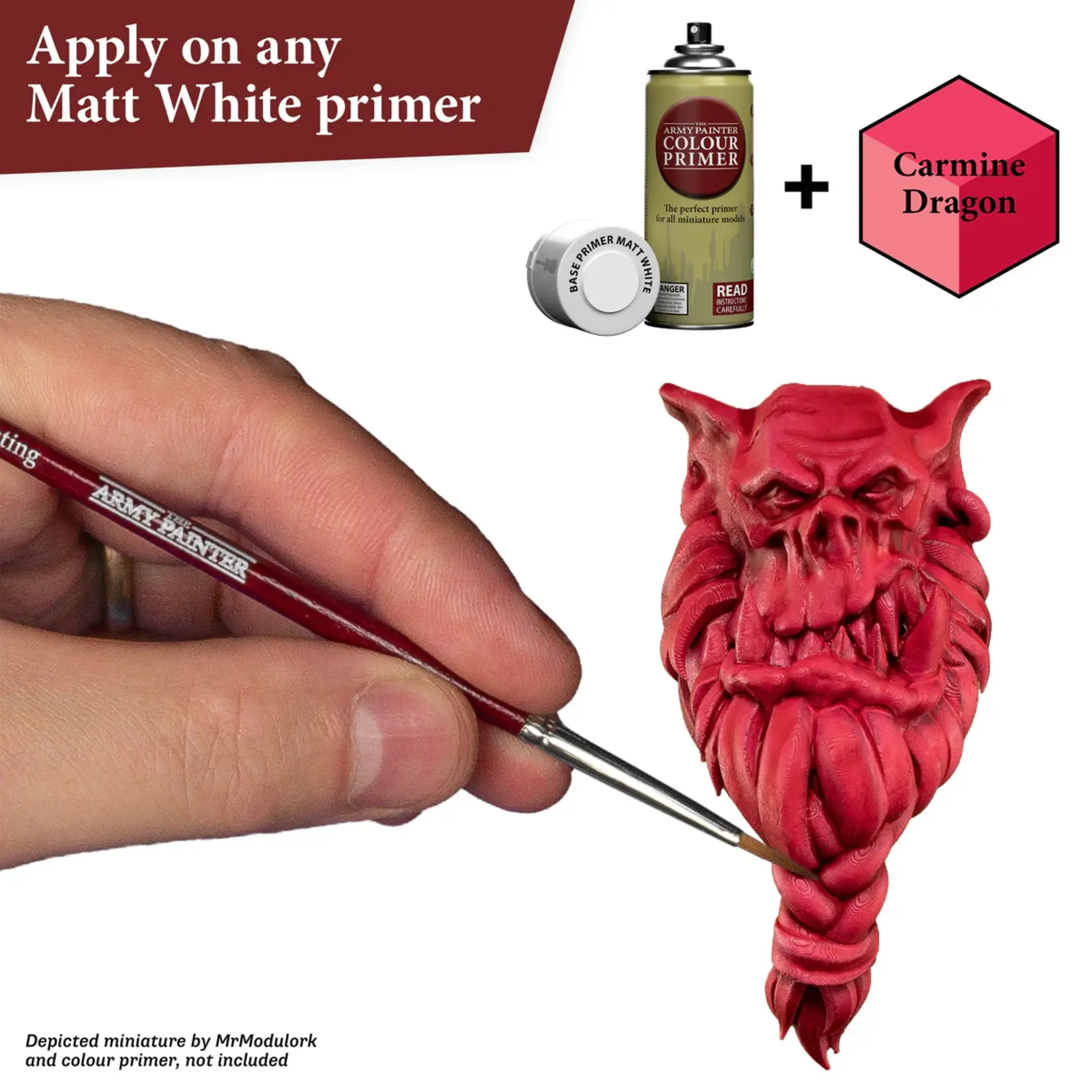 THE ARMY PAINTER CARMINE DRAGON - BRILLIANT PINKISH RED - 18mL / 0.6 fl. oz.