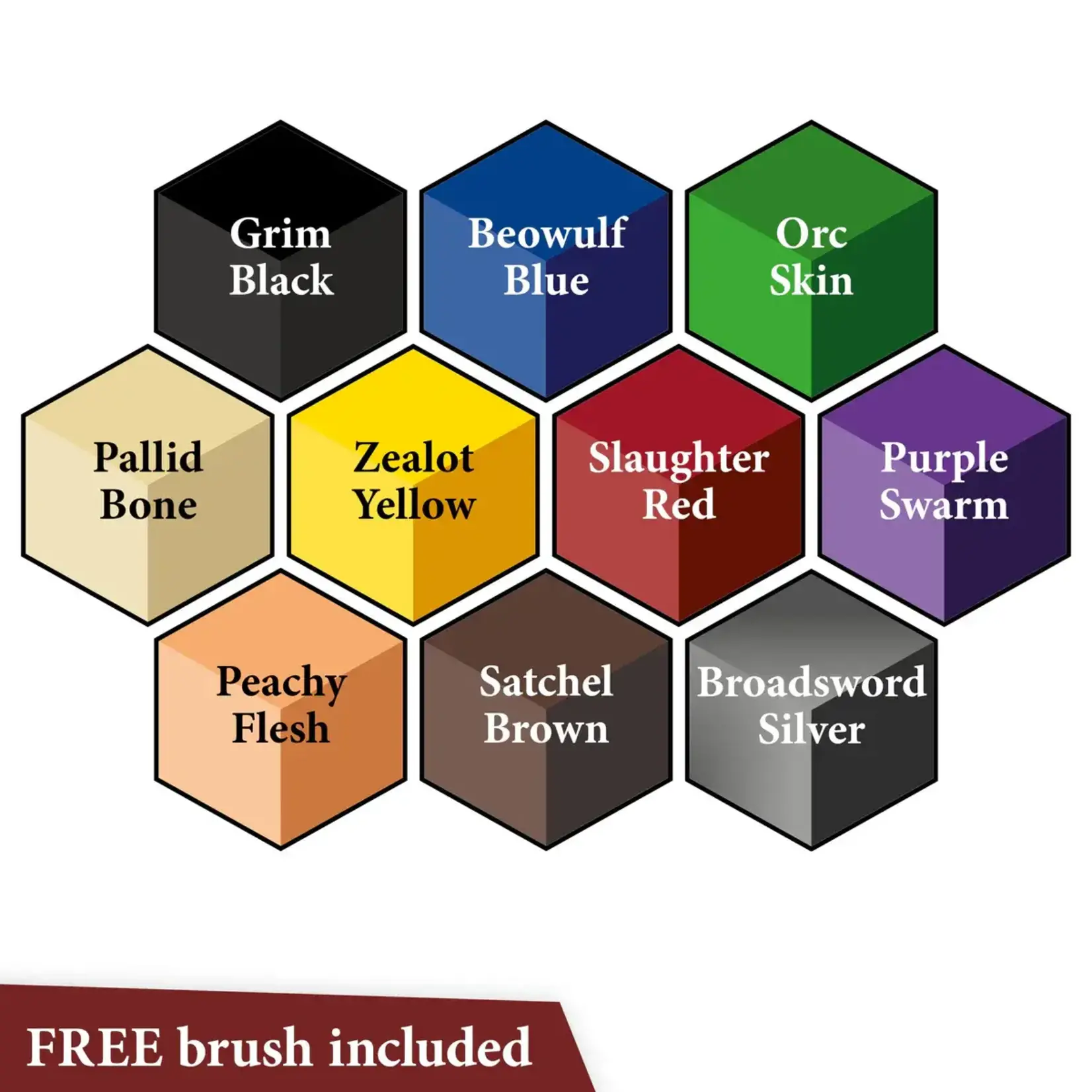 THE ARMY PAINTER SPEEDPAINT 2.0 STARTER SET 10CT w/ BRUSH