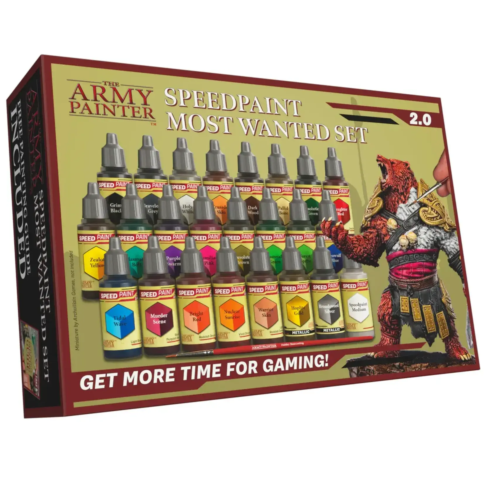 THE ARMY PAINTER SPEEDPAINT MOST WANTED SET 2.0 - 24 x 18mL / 0.6 fl. oz.