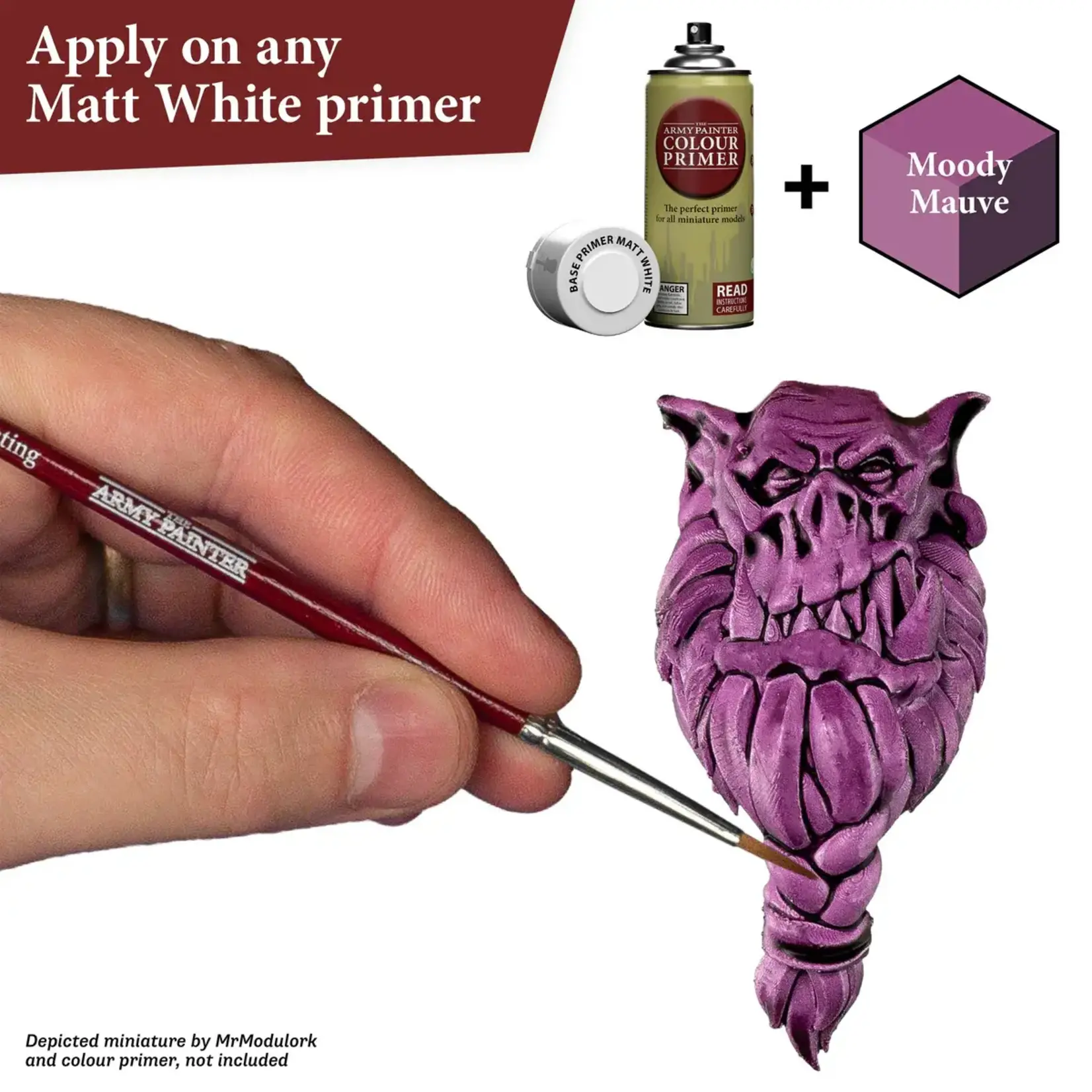 THE ARMY PAINTER MOODY MAUVE - STRONG PURPLE - 18mL / 0.6 fl. oz.