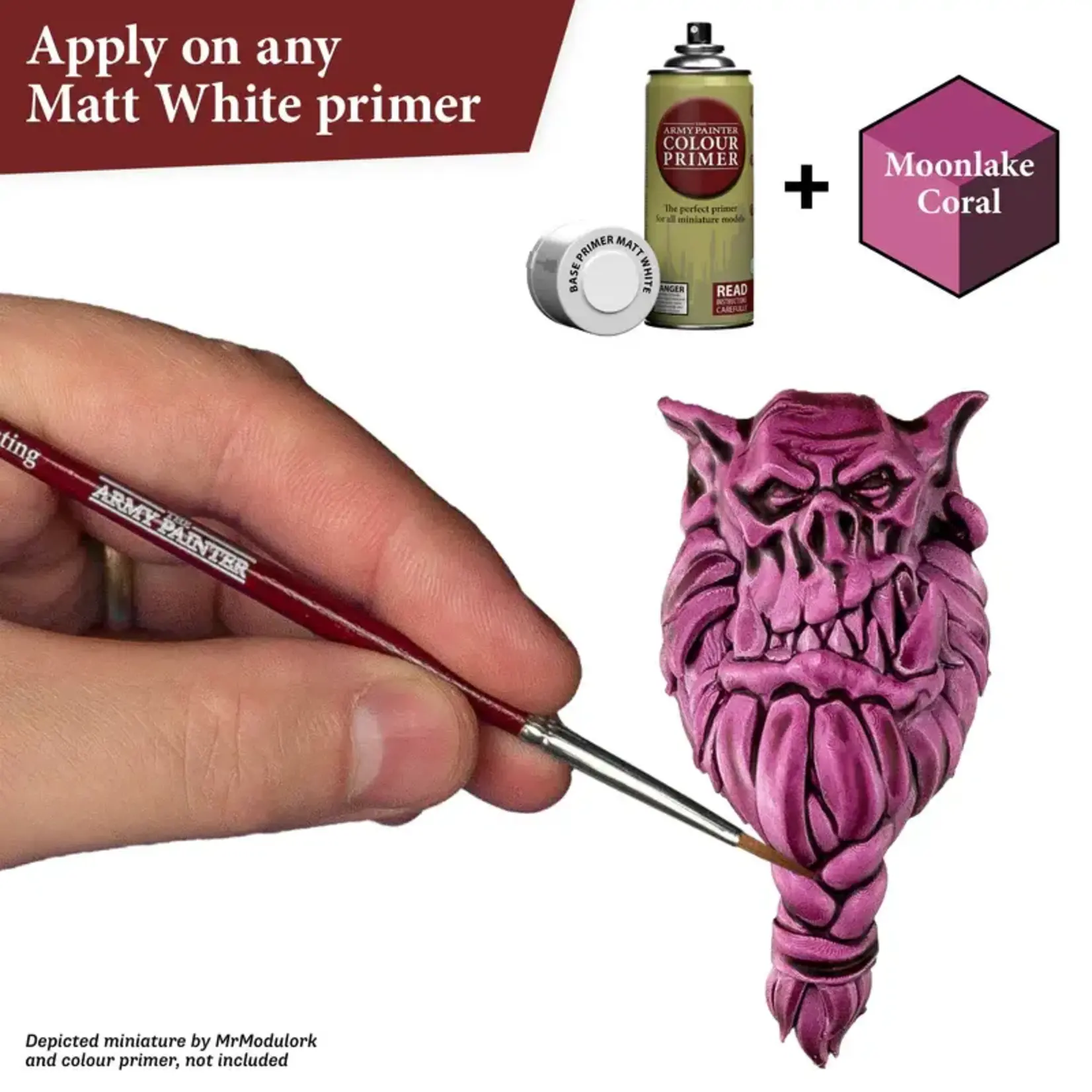 THE ARMY PAINTER MOONLAKE CORAL - STRONG REDDISH PURPLE - 18mL / 0.6 fl. oz.