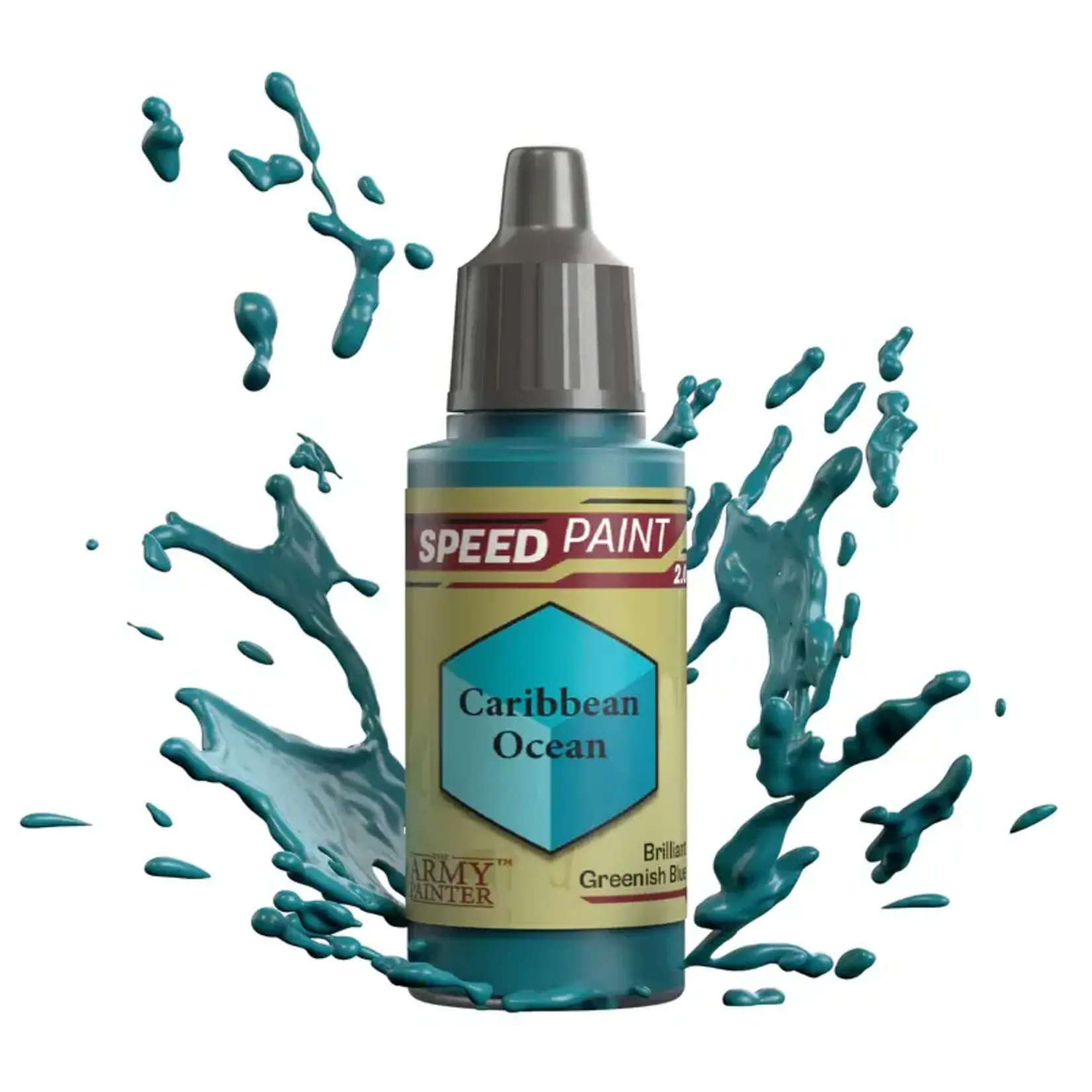 THE ARMY PAINTER CARIBBEAN OCEAN - BRILLIANT GREENISH BLUE - 18mL / 0.6 fl. oz.