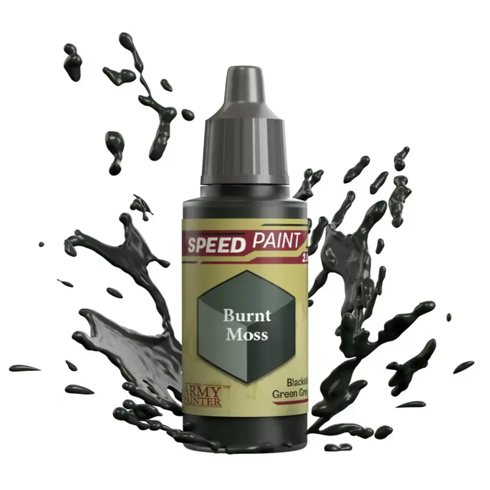 THE ARMY PAINTER BURNT MOSS - BLACKISH GREEN GREY - 18mL / 0.6 fl. oz.