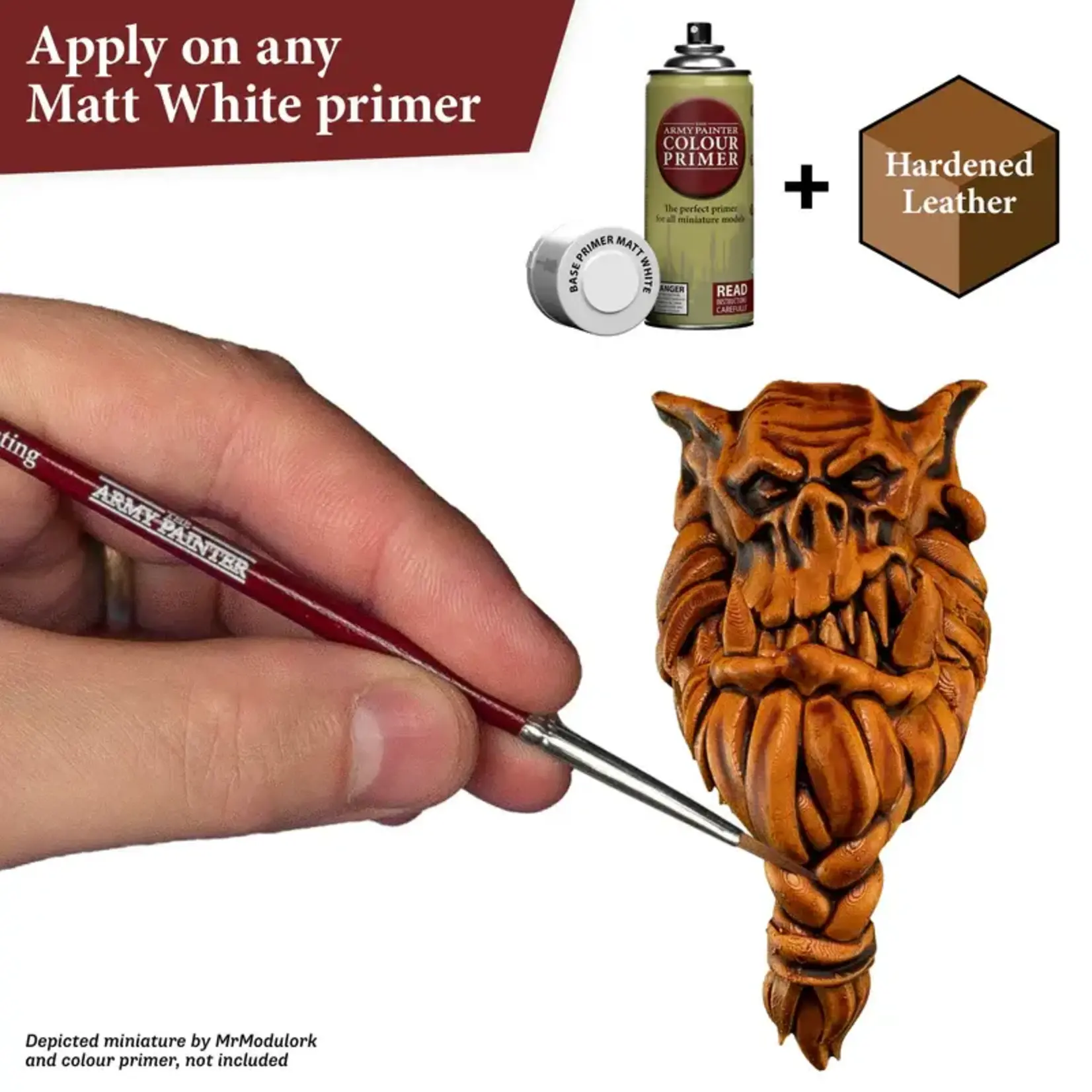 THE ARMY PAINTER HARDENED LEATHER - LIGHT BROWN - 18mL / 0.6 fl. oz.