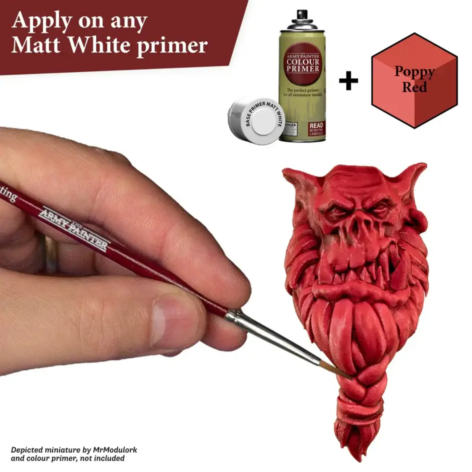 THE ARMY PAINTER POPPY RED - BRILLIANT RED - 18mL / 0.6 fl. oz.