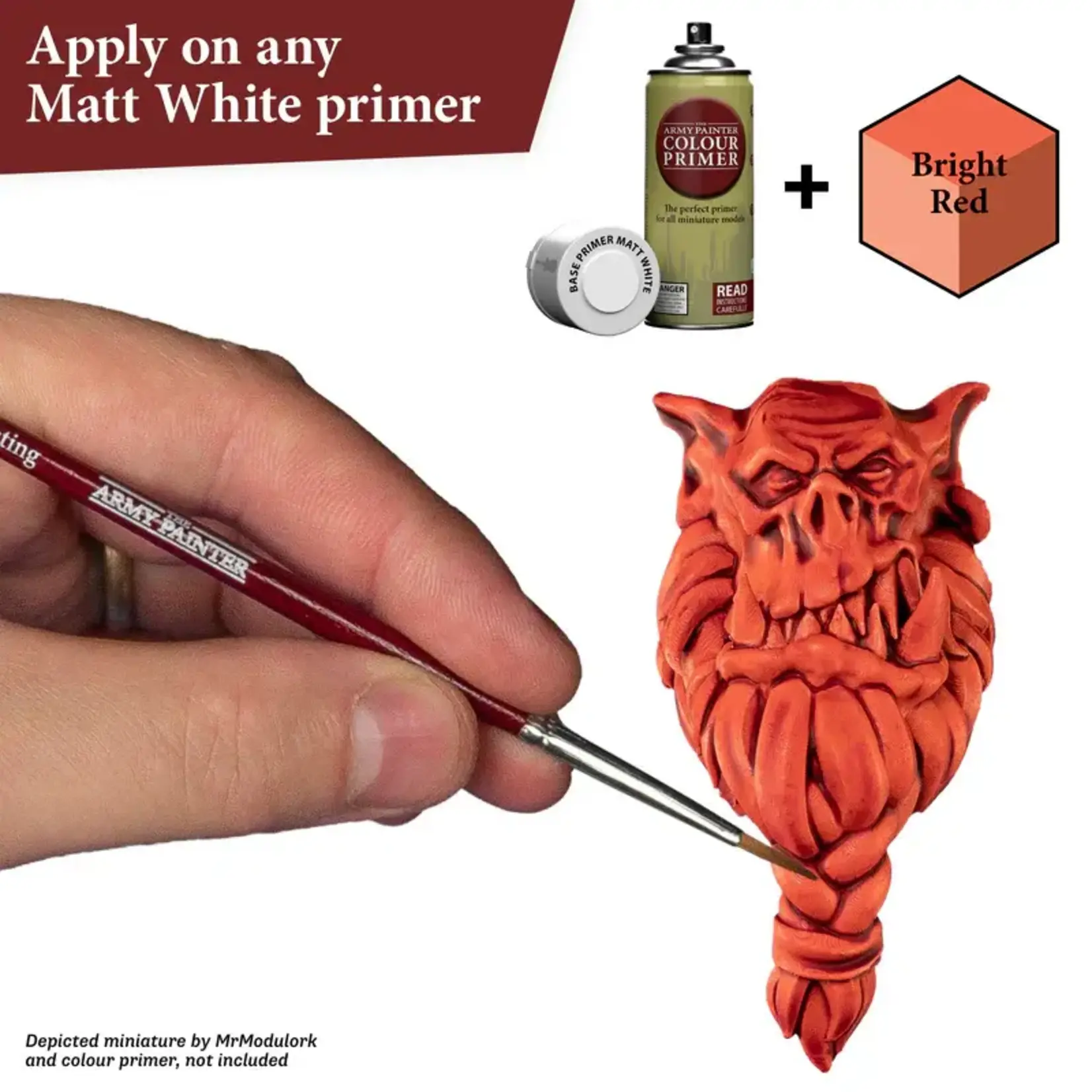 THE ARMY PAINTER BRIGHT RED - REDDISH ORANGE - 18mL / 0.6 fl. oz.