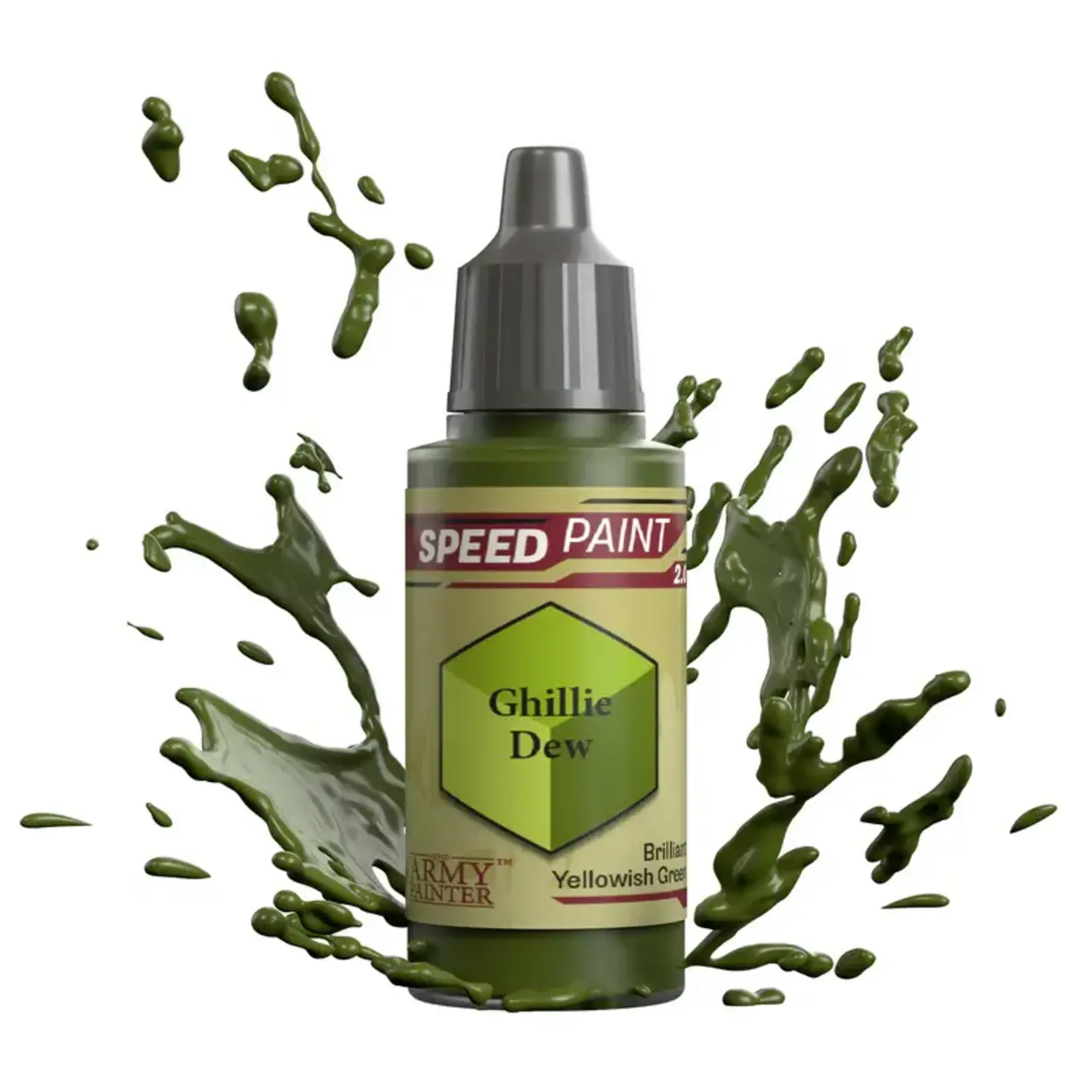 THE ARMY PAINTER GHILLIE DEW - BRILLIANT YELLOWISH GREEN - 18mL / 0.6 fl. oz.