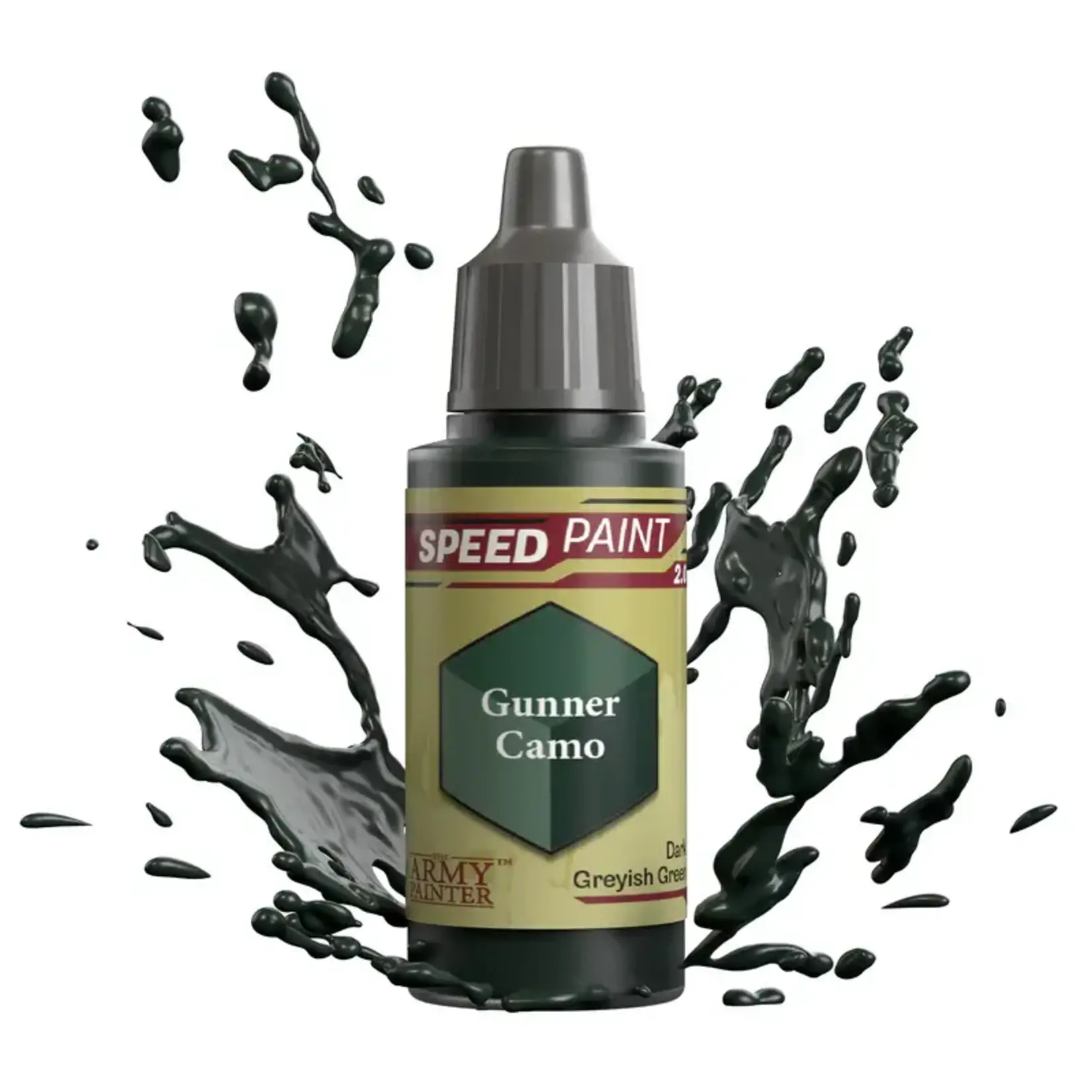 THE ARMY PAINTER GUNNER CAMO - DARK GREYISH GREEN - 18mL / 0.6 fl. oz.