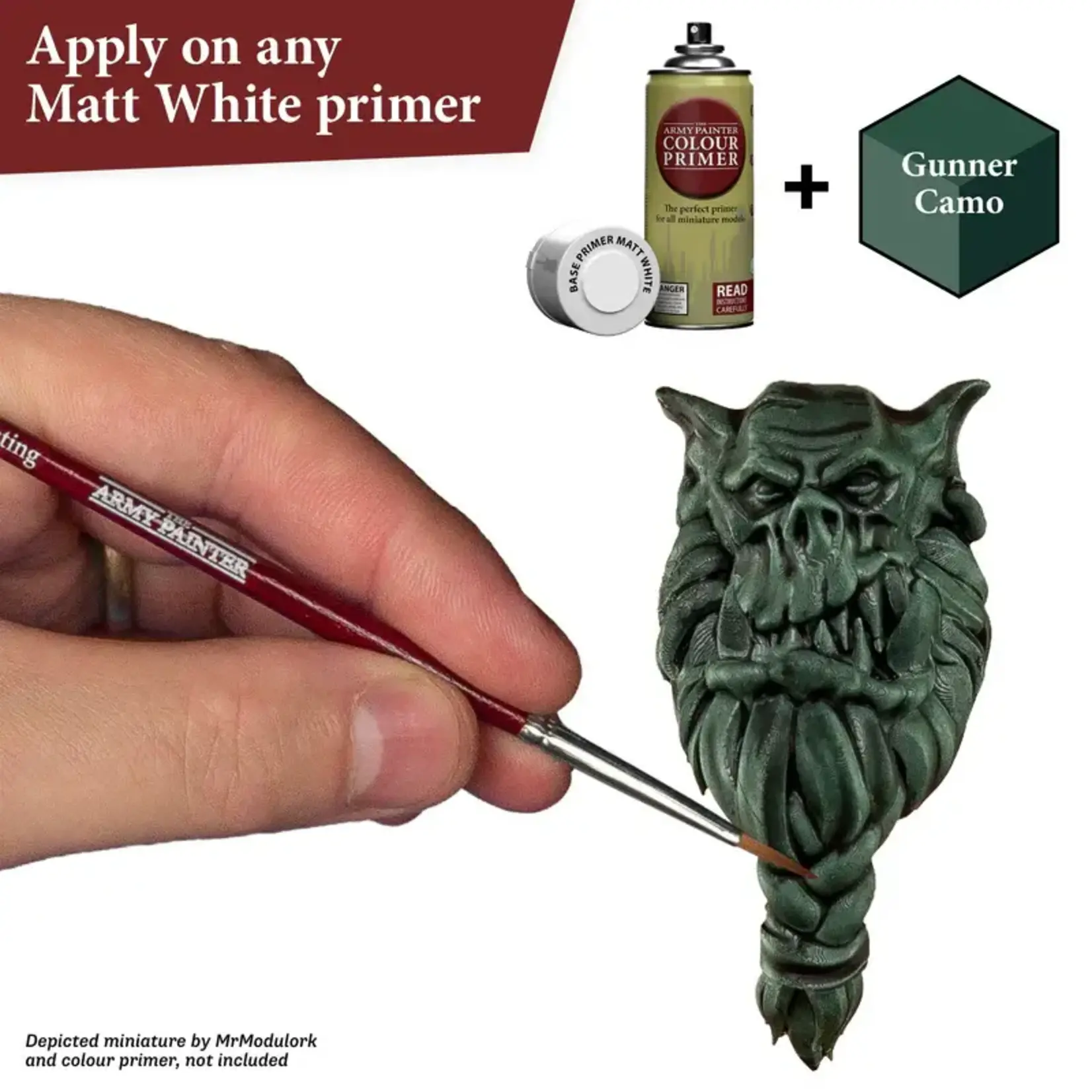 THE ARMY PAINTER GUNNER CAMO - DARK GREYISH GREEN - 18mL / 0.6 fl. oz.