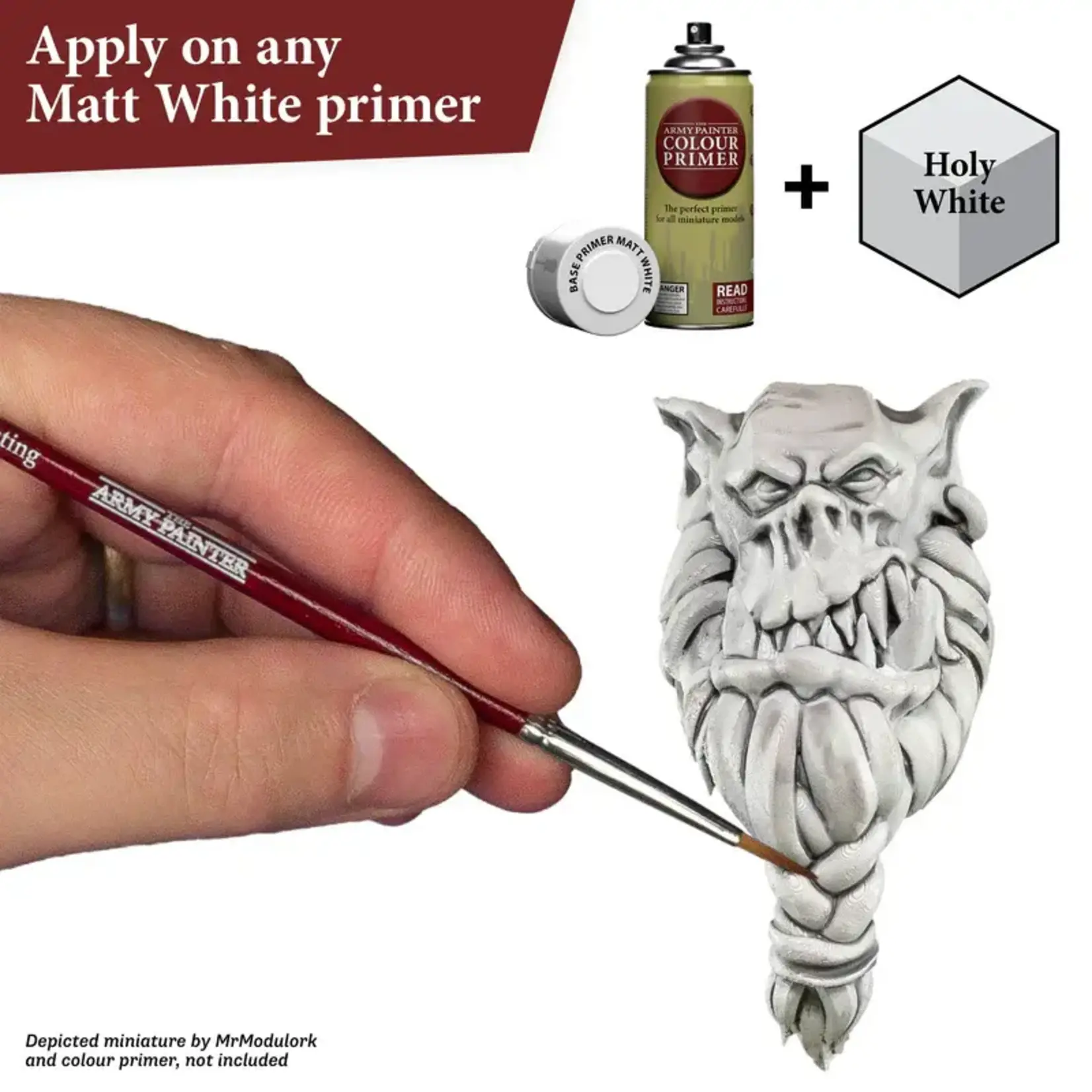 THE ARMY PAINTER HOLY WHITE - GREYISH WHITE - 18mL / 0.6 fl. oz.