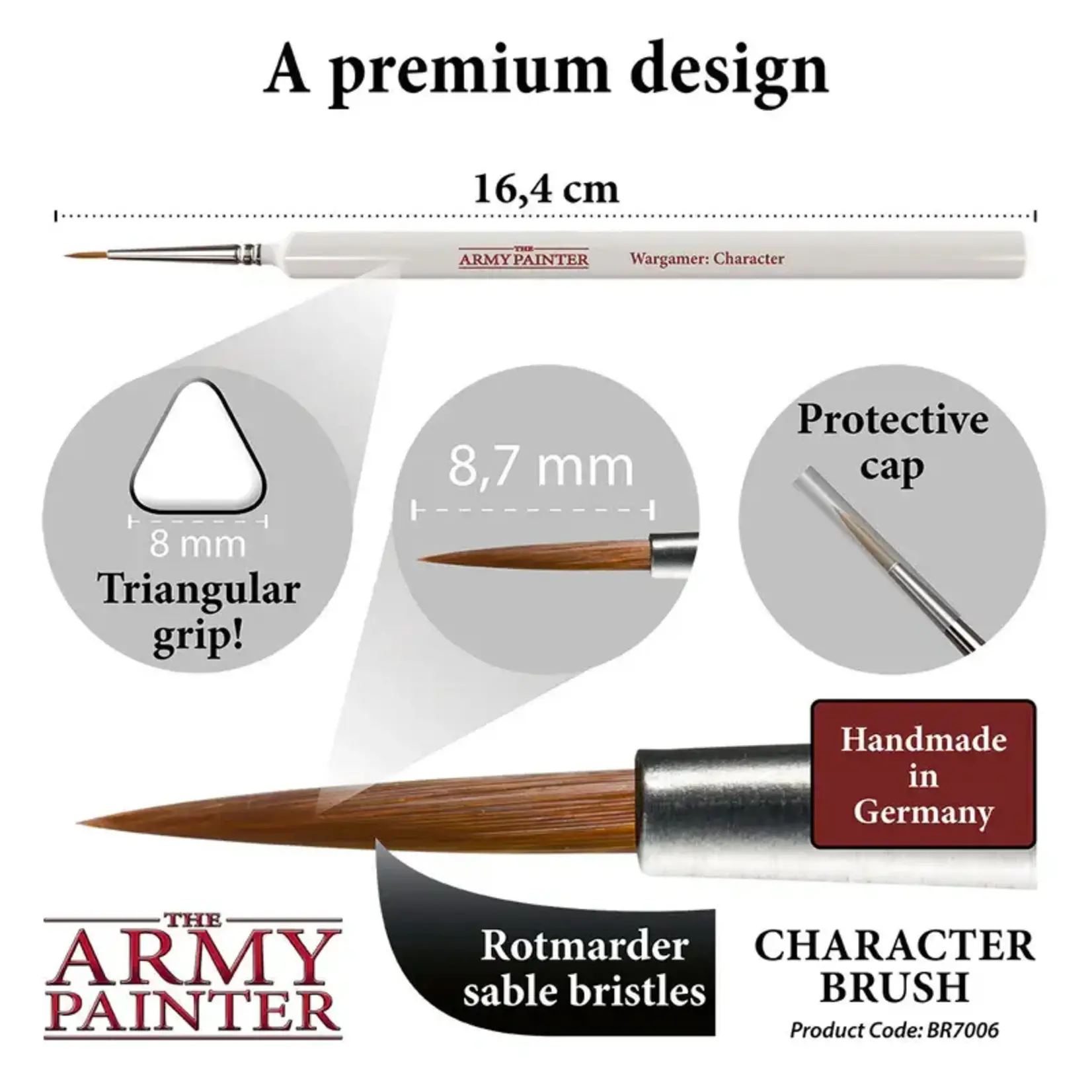 THE ARMY PAINTER CHARACTER PAINT BRUSH SINGLE