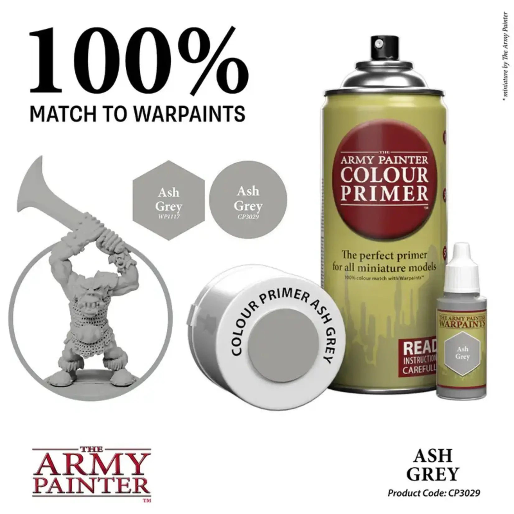 THE ARMY PAINTER ASH GREY SPRAY PRIMER 400mL