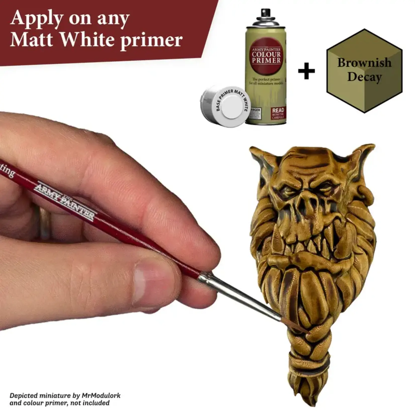 THE ARMY PAINTER BROWNISH DECAY - STRONG YELLOWISH BROWN - 18mL / 0.6 fl. oz.