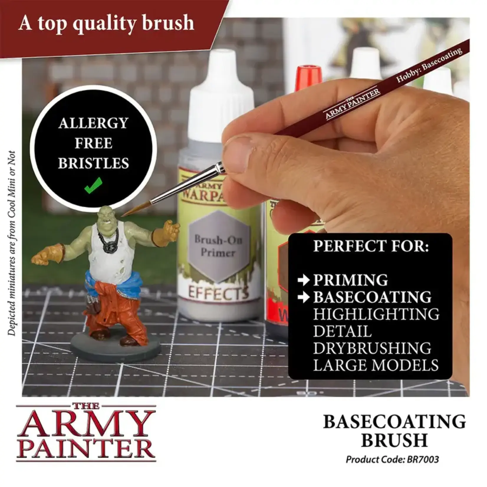 THE ARMY PAINTER BASECOATING PAINT BRUSH SINGLE