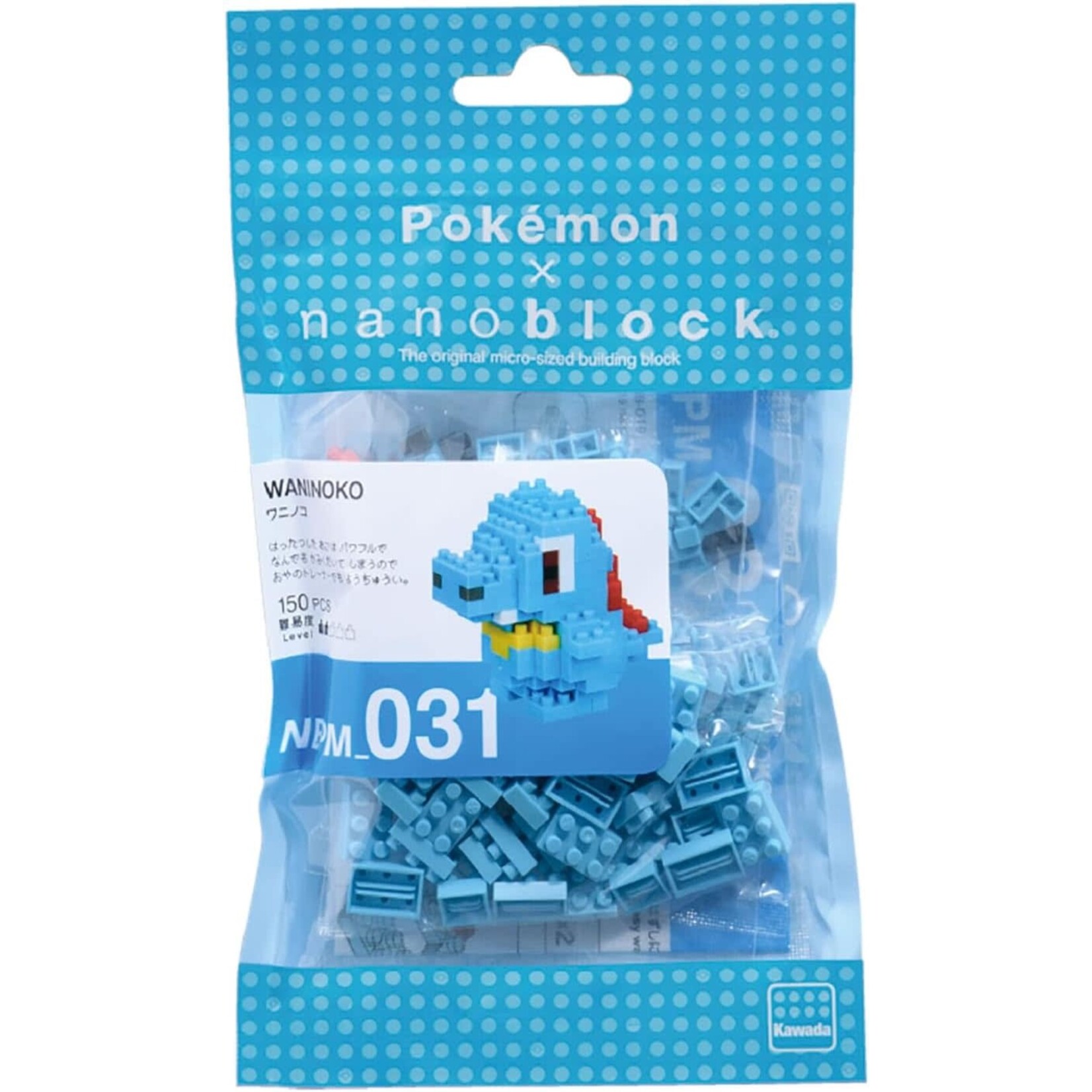 KAWADA TOTODILE 150PCS POKEMON NBPM_031