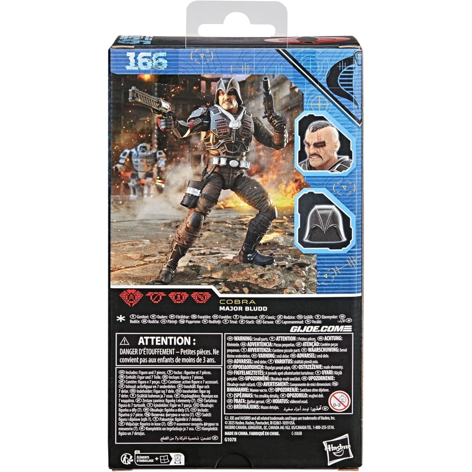 HASBRO COBRA MAJOR BLUDD 166