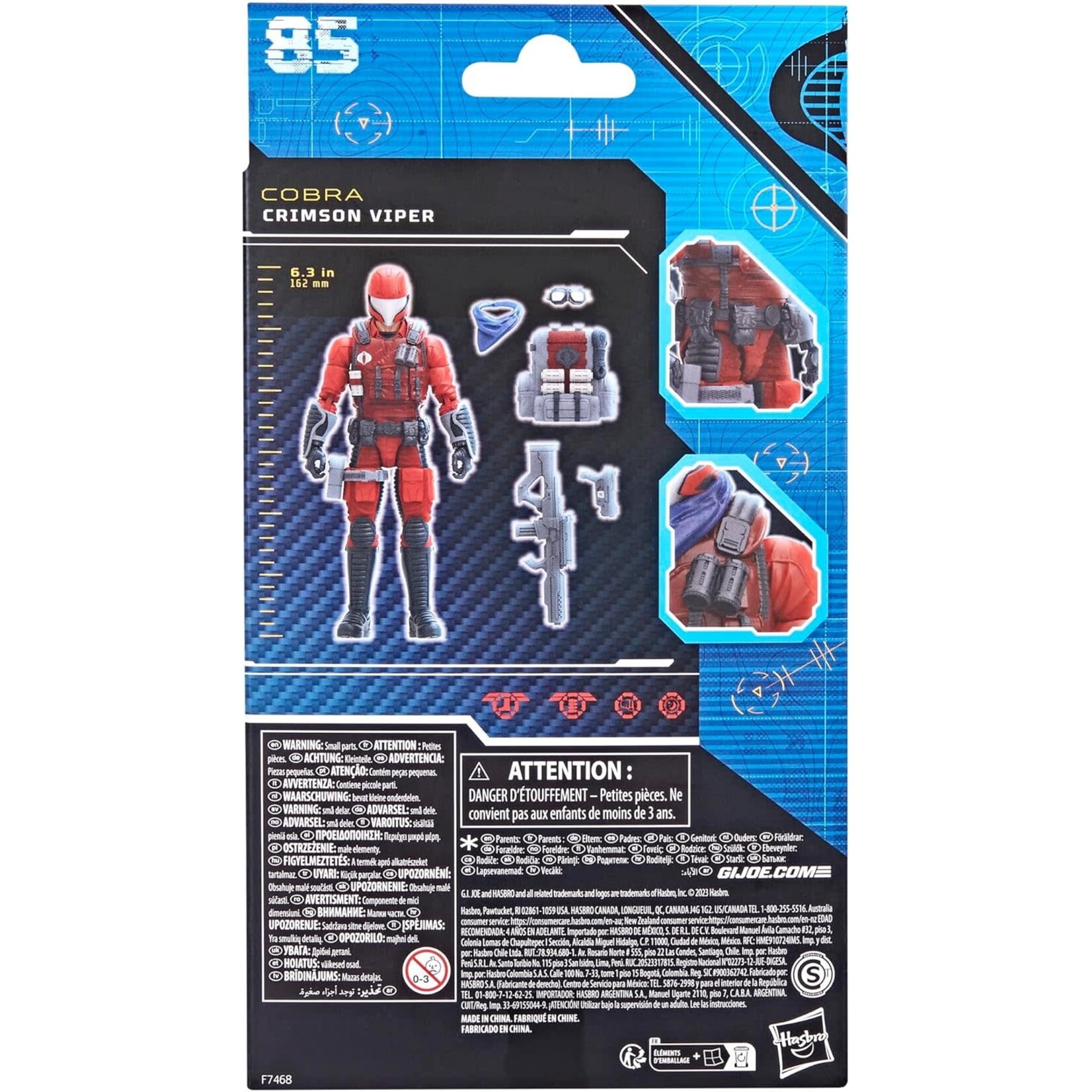 HASBRO CRIMSON VIPER 85