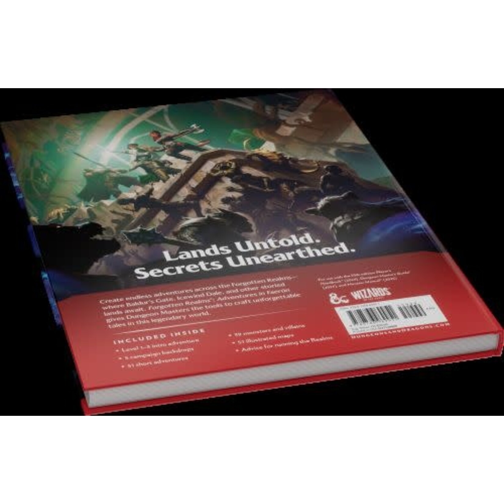 WIZARDS OF THE COAST ADVENTURES IN FAERUN D&D FORGOTTEN REALMS STD COVER