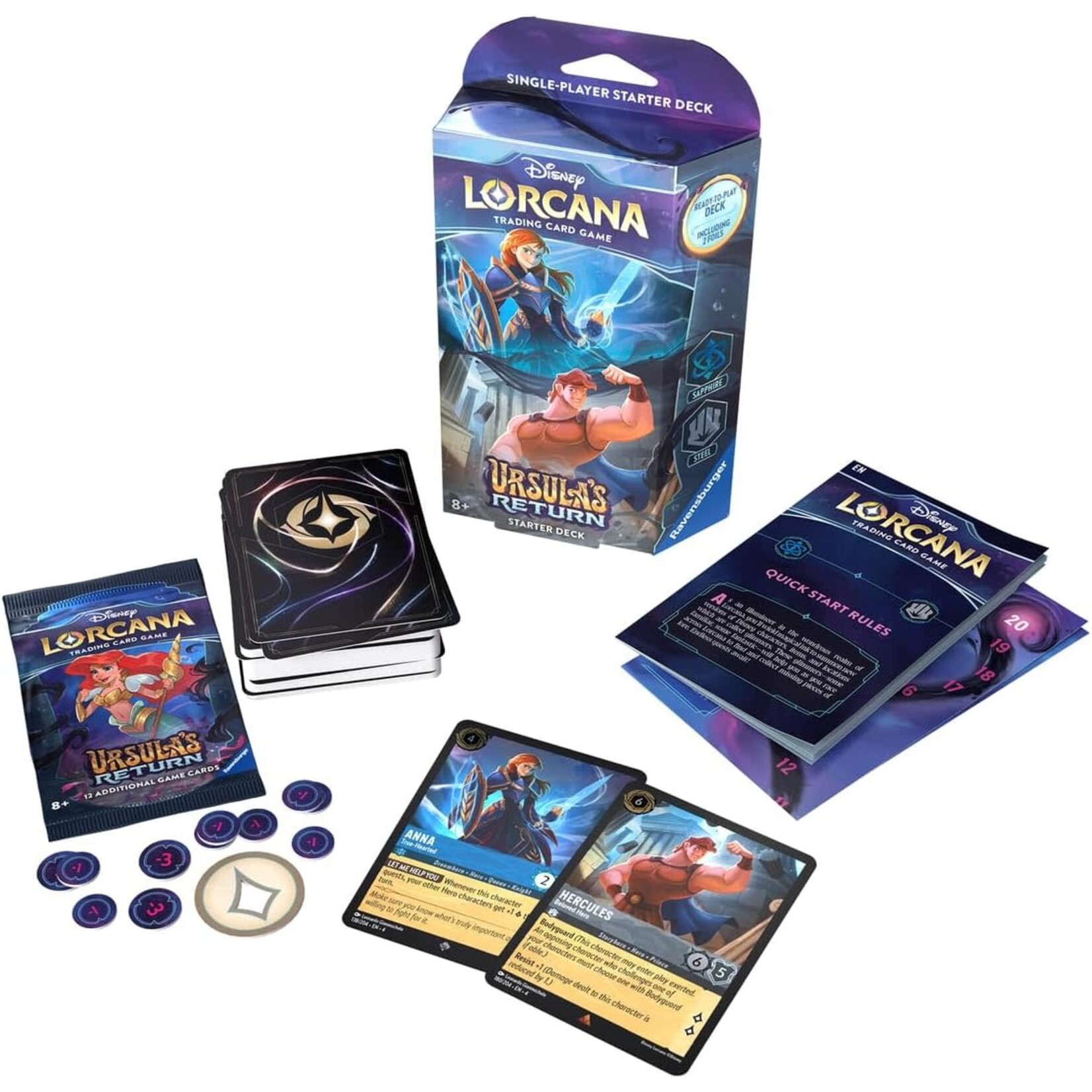 RAVENSBURGER URSULA'S RETURN LORCANA S4 STARTER DECK