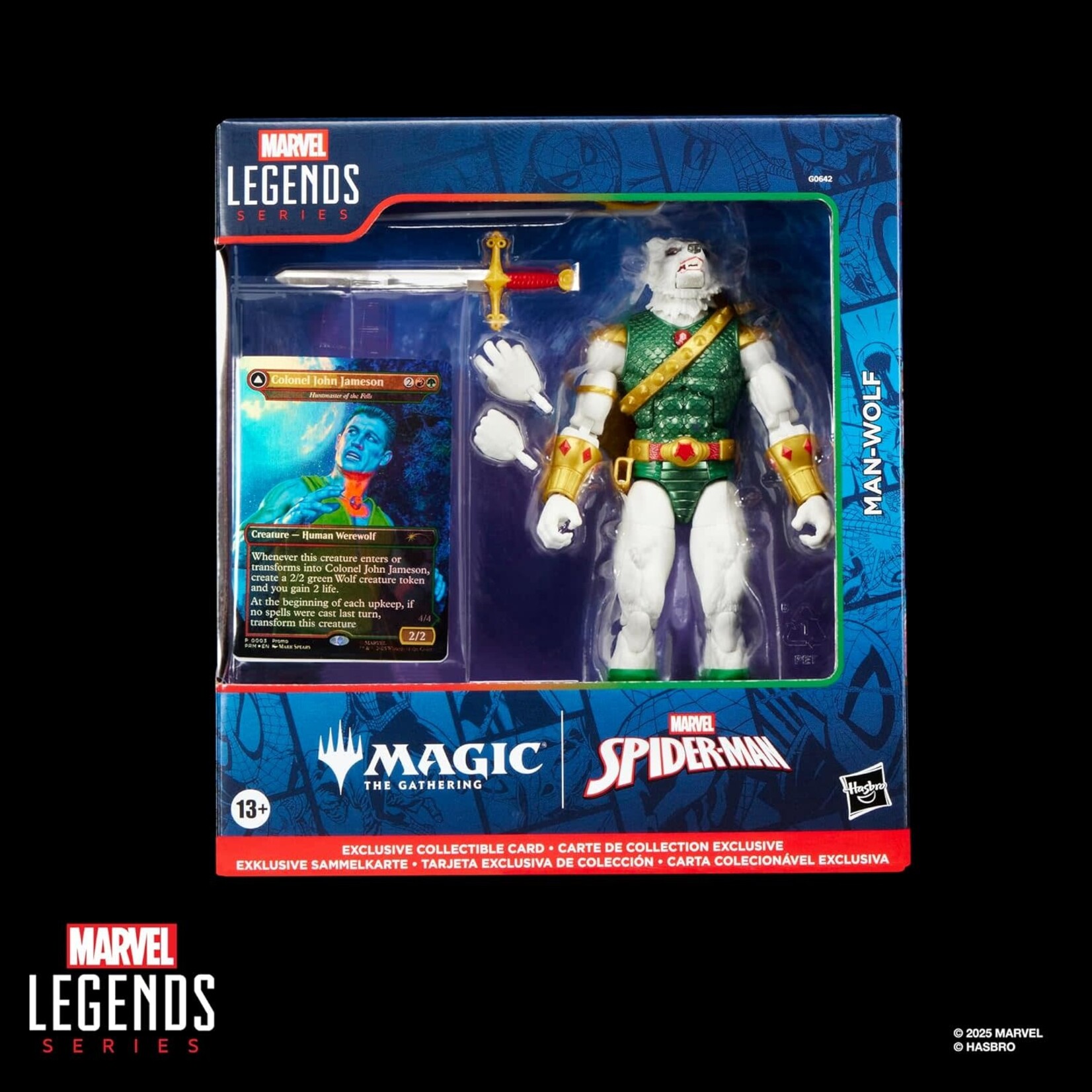 HASBRO MAN-WOLF W/ MTG CARD