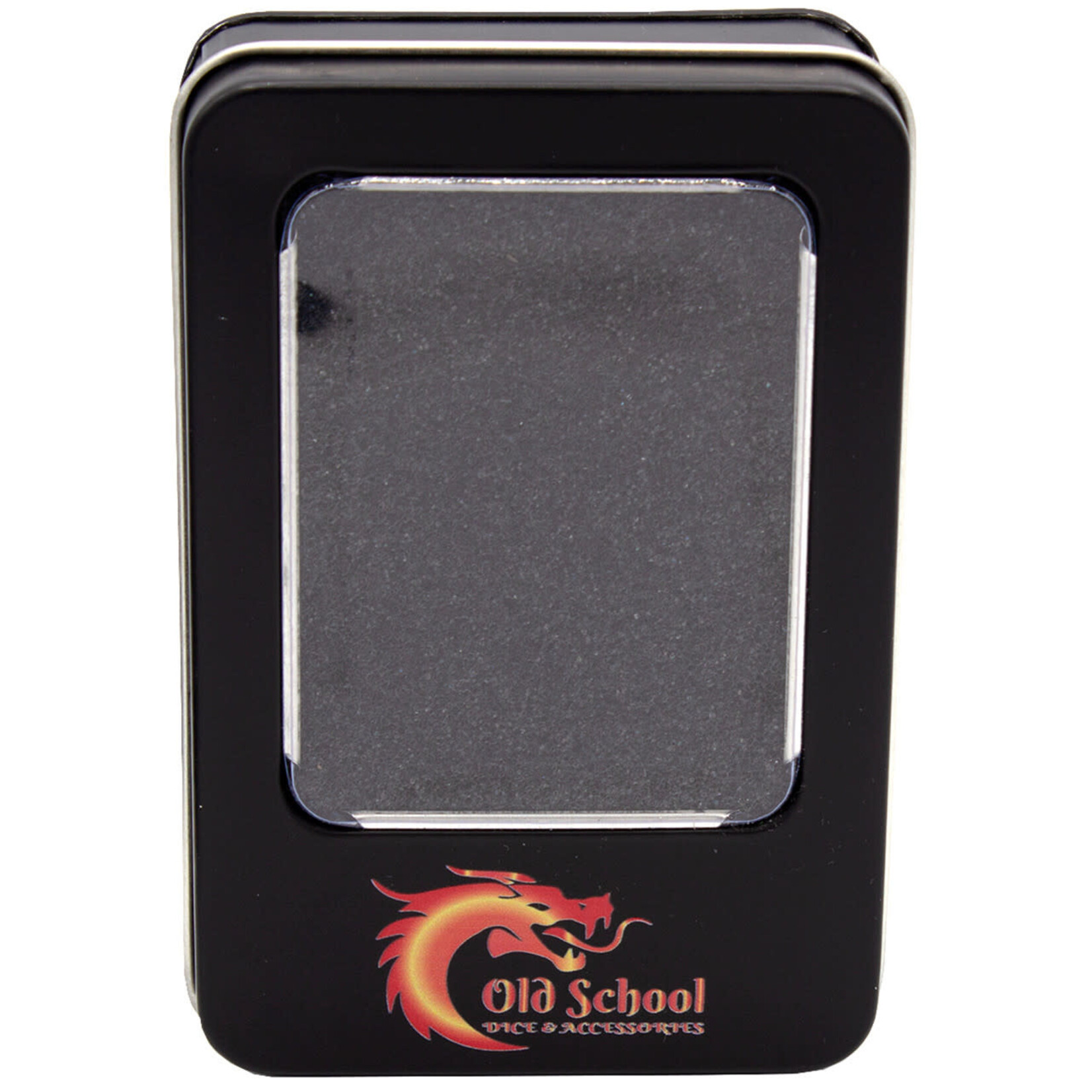 OLD SCHOOL DICE & ACCESSORIES SOARING DRAGON RED W/ MATTE BLACK 7-DIE SET