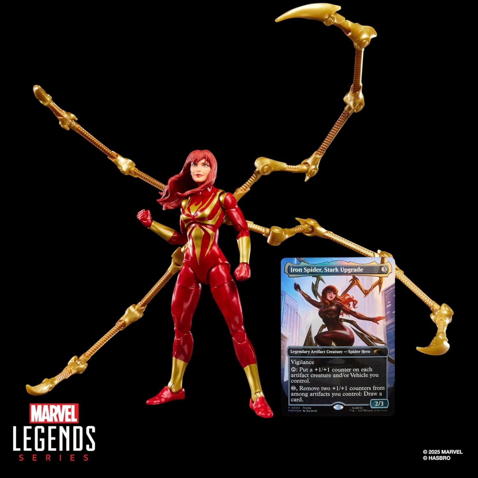 HASBRO MARY JANE WATSON (IRON SPIDER) W/ MTG CARD