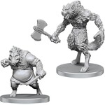 WIZKIDS/NECA WEREWOLF & WEREBOAR - UNPAINTED WAVE 26