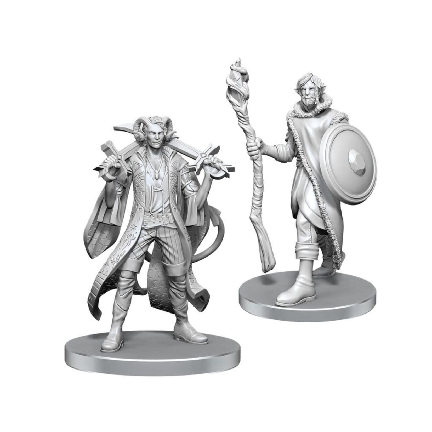 WIZKIDS/NECA MOLLYMAUK TEALEAF & CADUCEUS CLAY - UNPAINTED WAVE 26