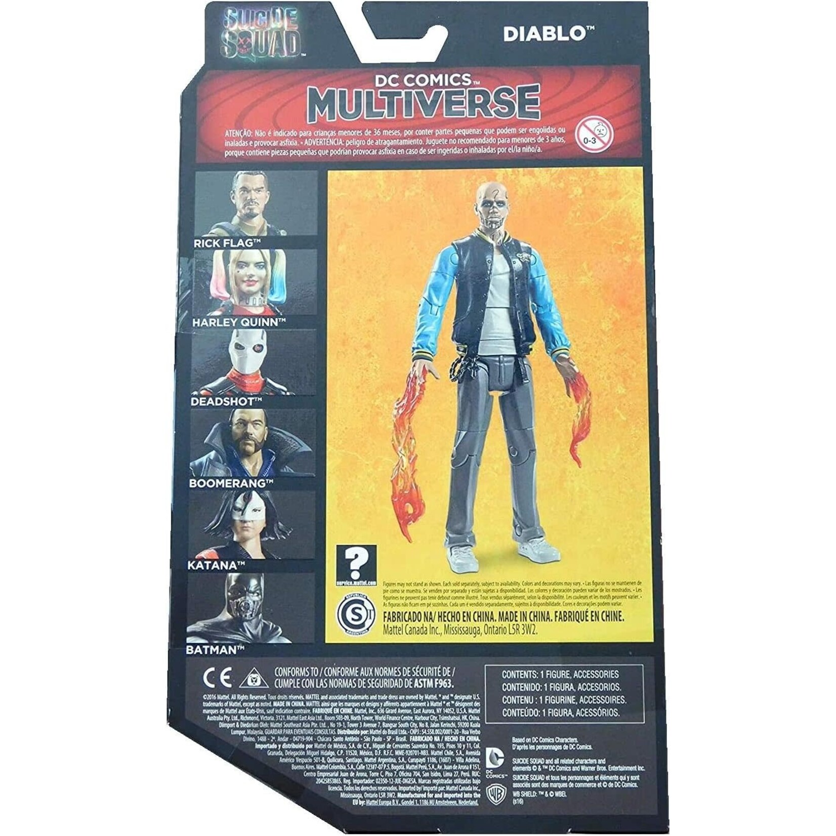MATTEL DIABLO SUICIDE SQUAD