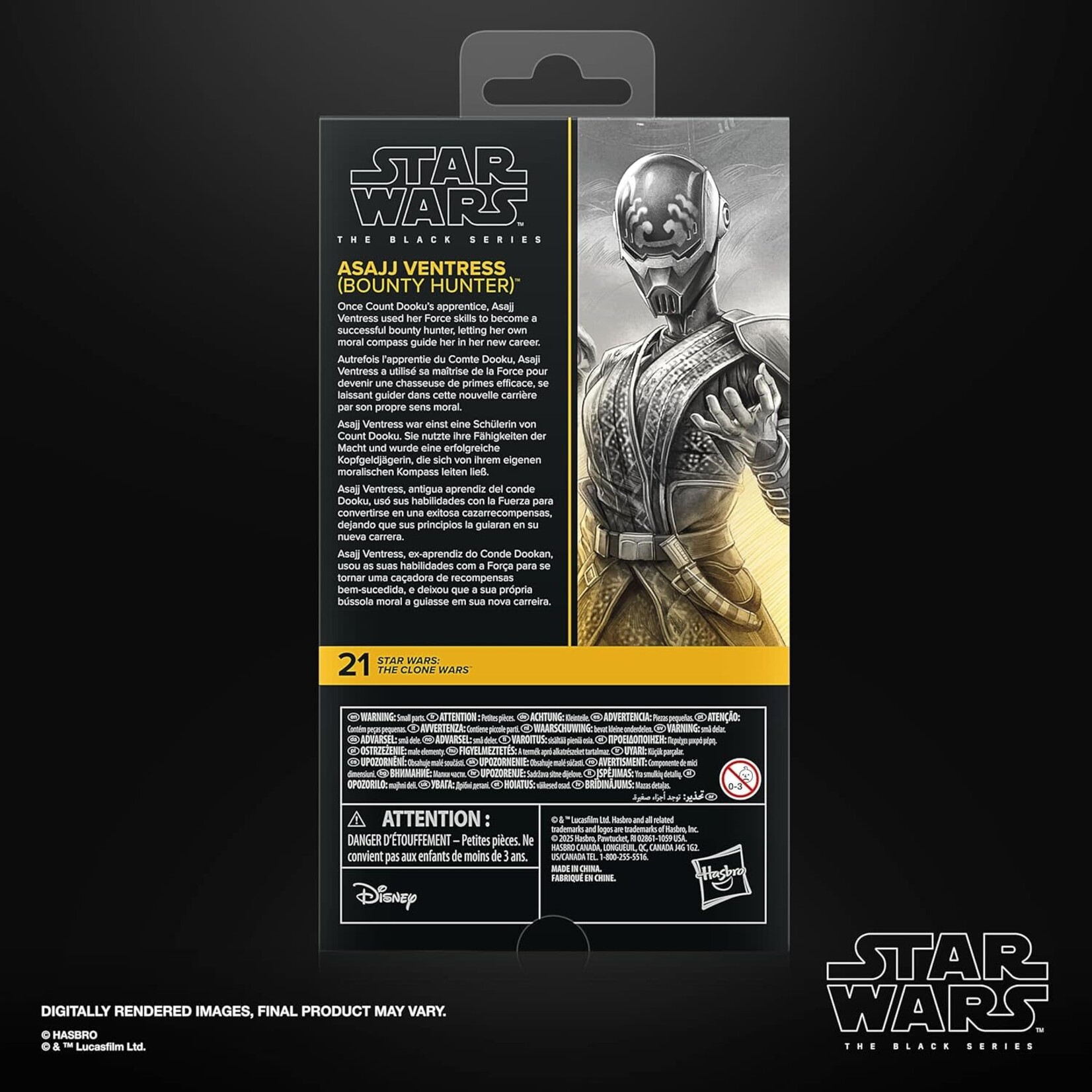 HASBRO ASAJJ VENTRESS (BOUNTY HUNTER)