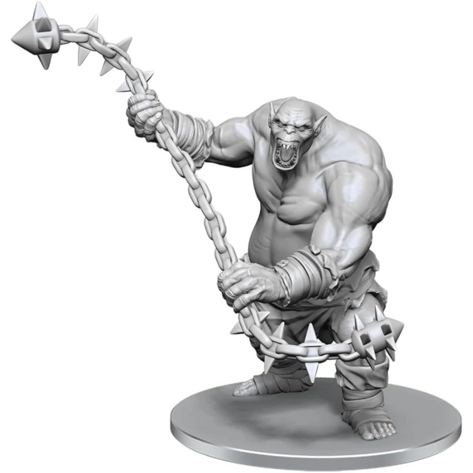 WIZARDS OF THE COAST OGRE CHAIN BRUTE UNPAINTED MINI