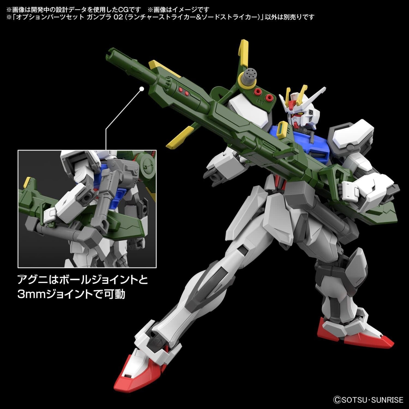 OPTION PARTS SET GUNPLA 02 (LAUNCHER & SWORD)