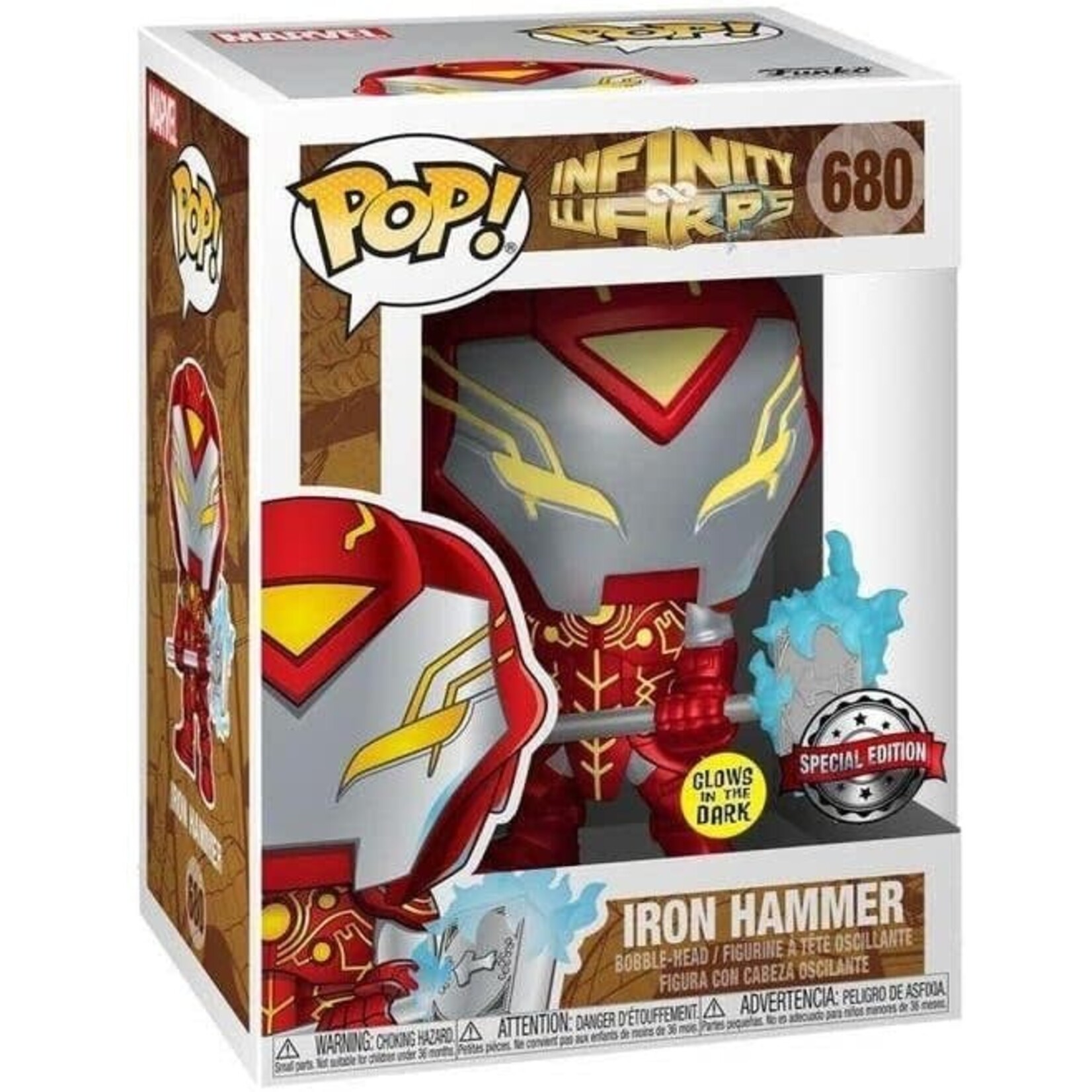FUNKO IRON HAMMER 680 GLOW WALGREENS EX