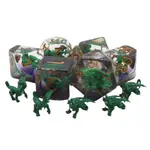 OLD SCHOOL DICE & ACCESSORIES INFUSED GREEN DRAGON 7PC SET