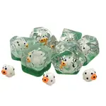 OLD SCHOOL DICE & ACCESSORIES ANIMAL KINGDOM COW 7PC SET