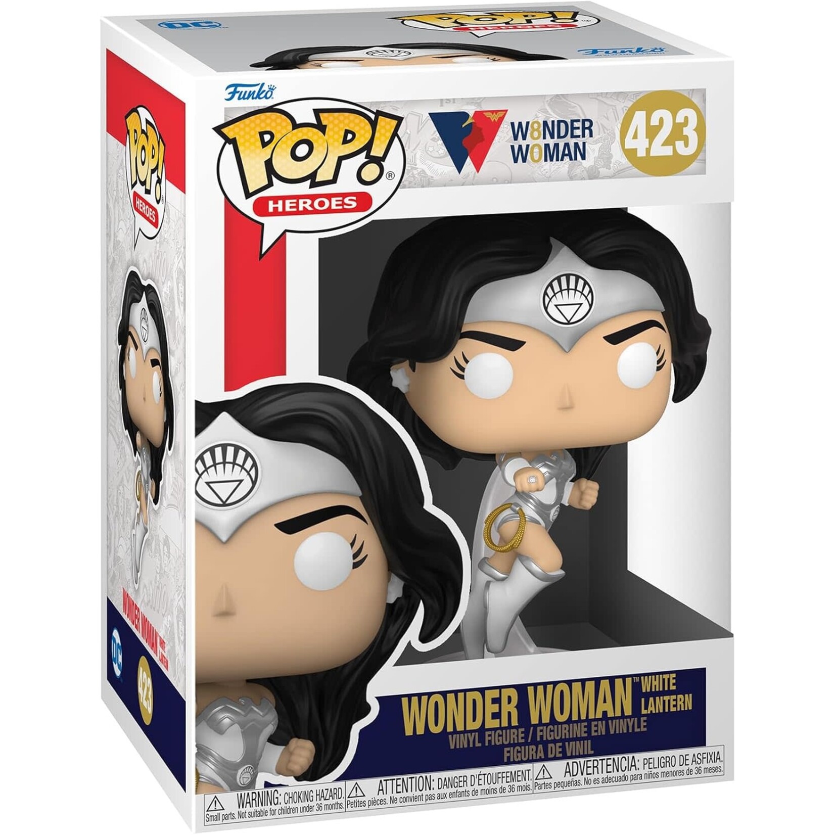 FUNKO WONDER WOMAN WHITE LANTERN 423